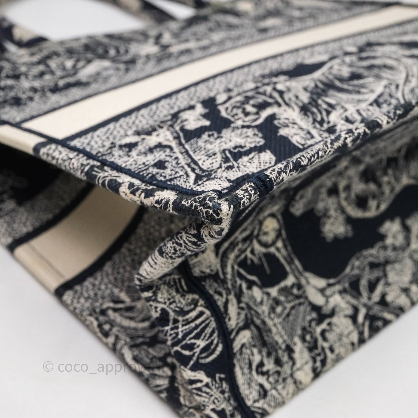 Christian Dior Toile De Jouy Medium Book Tote Canvas