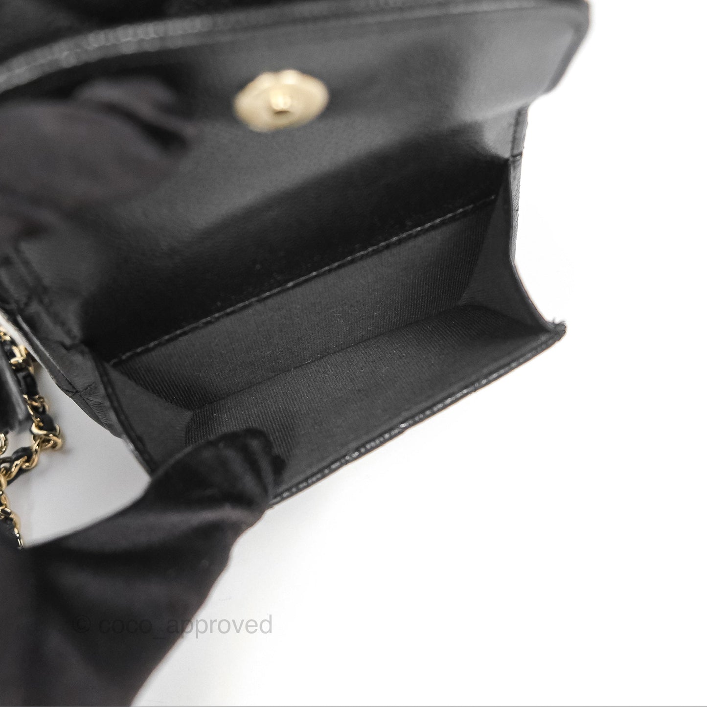 Chanel Classic Mini Backpack Black Caviar Gold Hardware