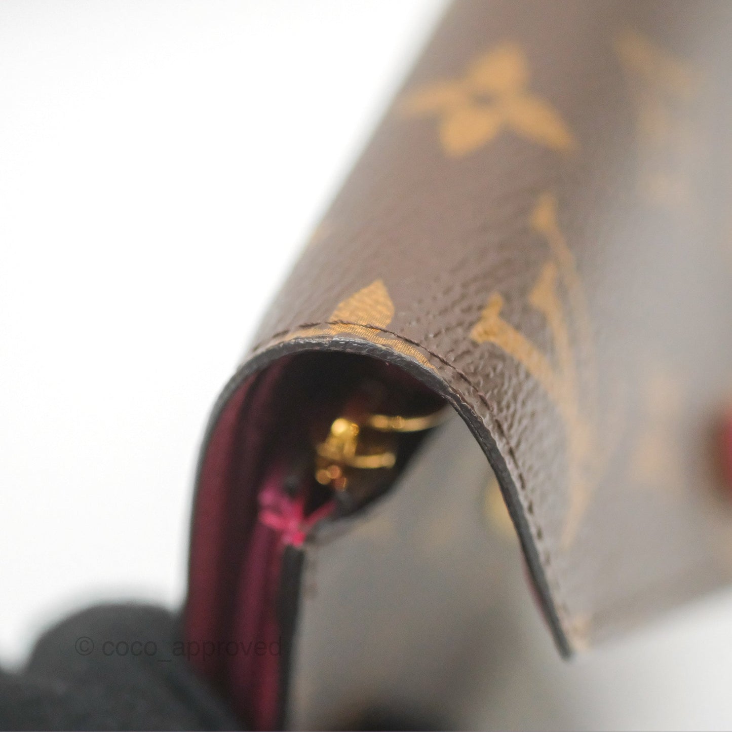 Louis Vuitton Victorine Wallet Monogram Canvas Fuchsia Pink