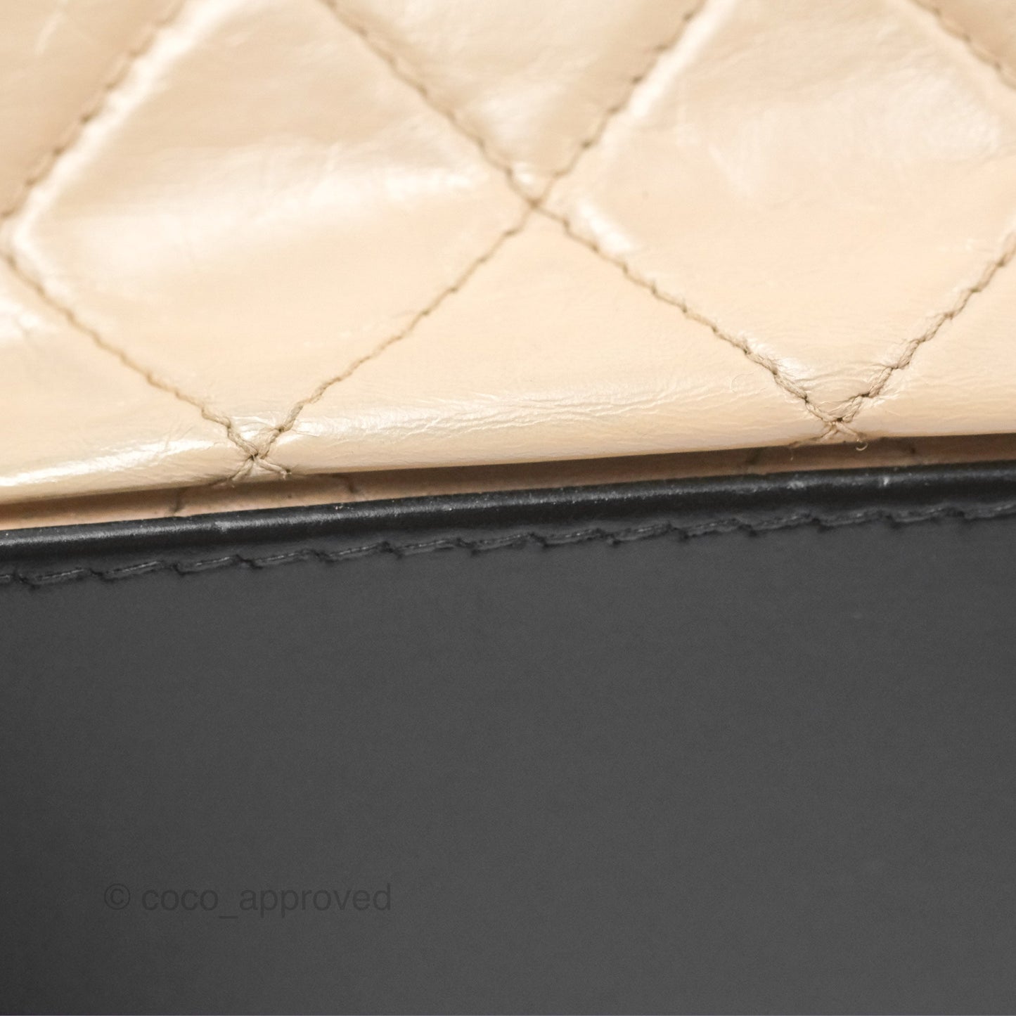 Chanel Large Gabrielle Hobo Black Beige Aged Calfskin Mixed Hardware