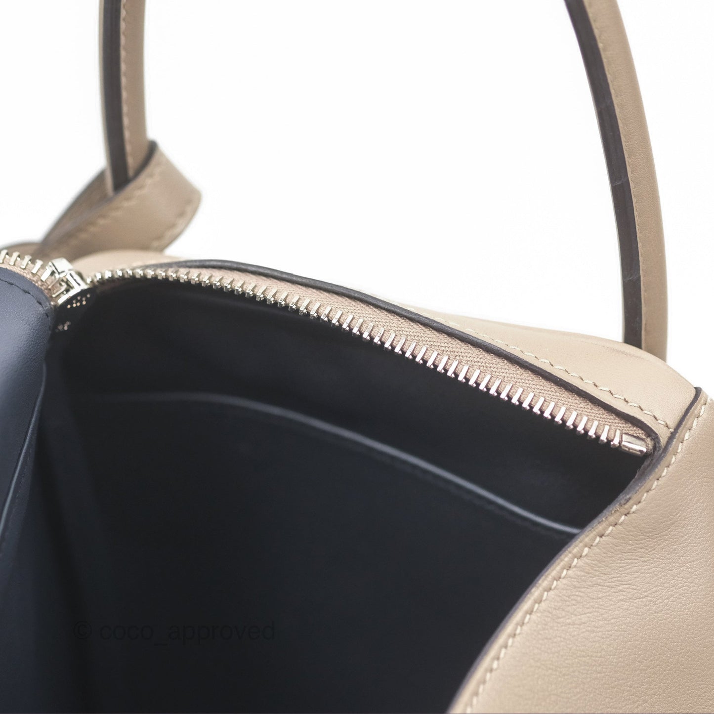 Hermès Lindy 30 Gris Asphalte M8/ Blue Indigo 76 Swift Palladium Hardware