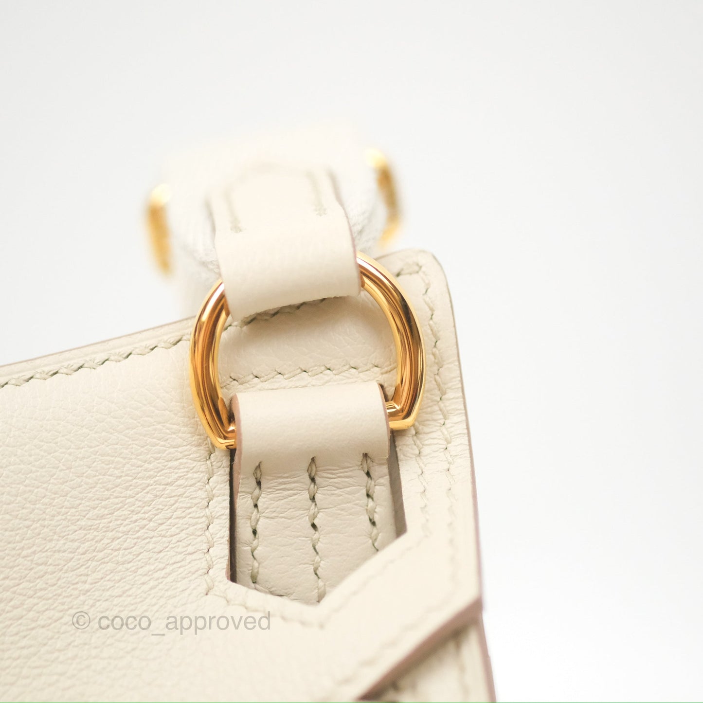Hermès Mini Jypsiere Beton Evercolor Gold Hardware