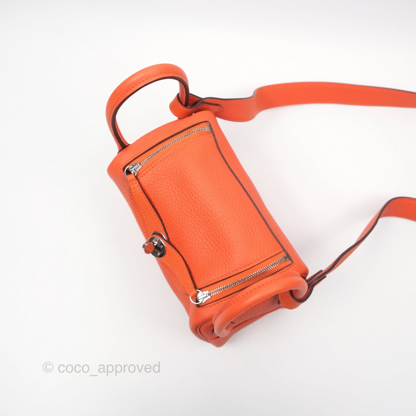 Hermès Mini Lindy 20 Clemence Palladium Hardware