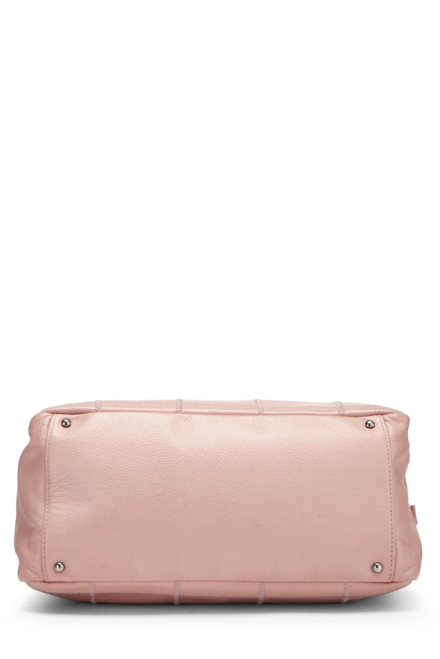 Chanel,  Pink Soft Caviar Chocolate Bar Boston Bag, Pink
