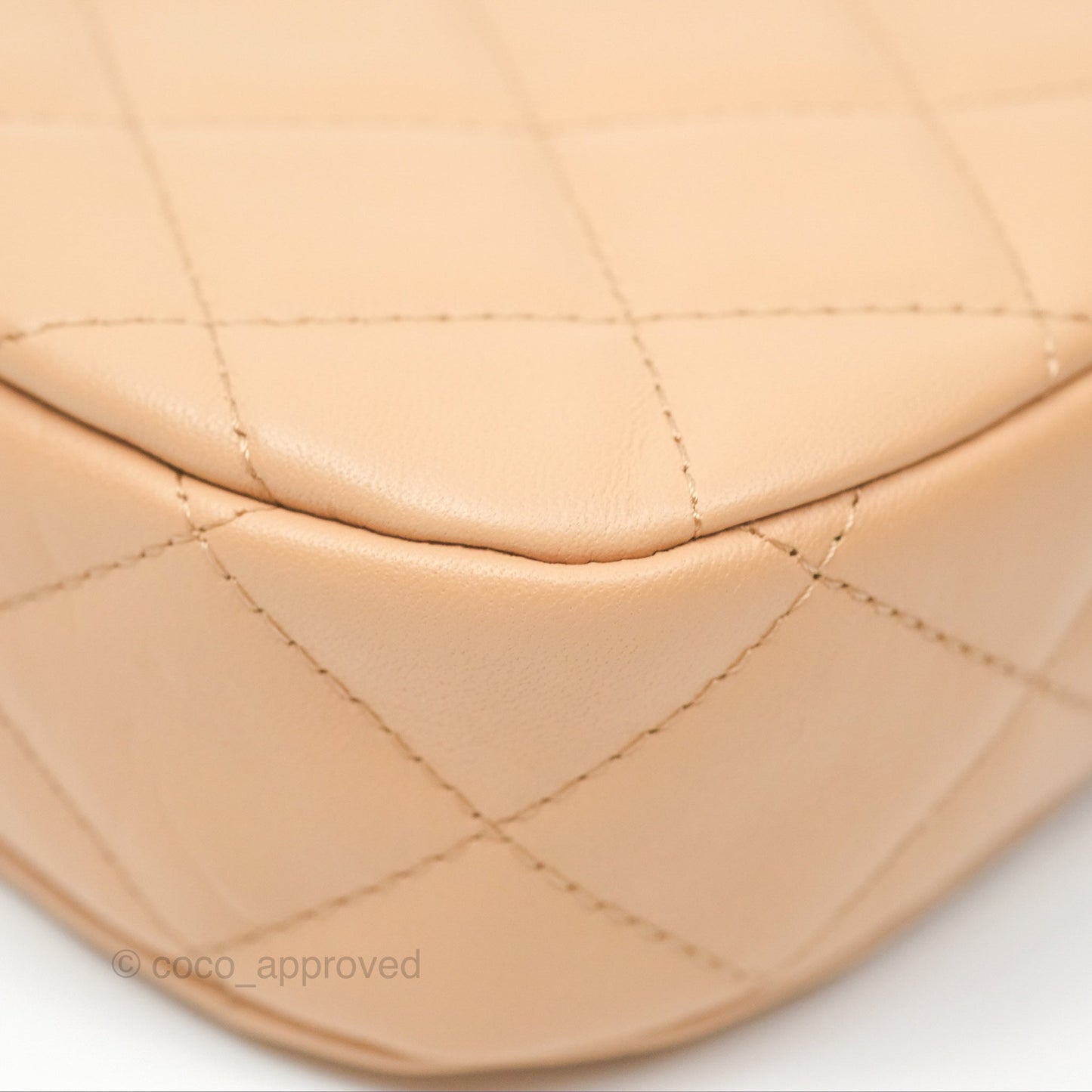 Chanel Small Hobo Bag Beige Aged Calfskin Aged Gold Hardware 23K