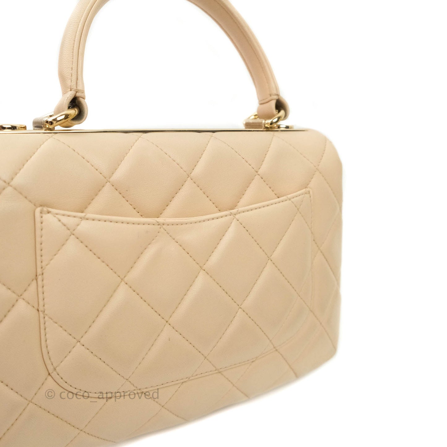 Chanel Trendy CC Small Light Beige Lambskin Gold Hardware