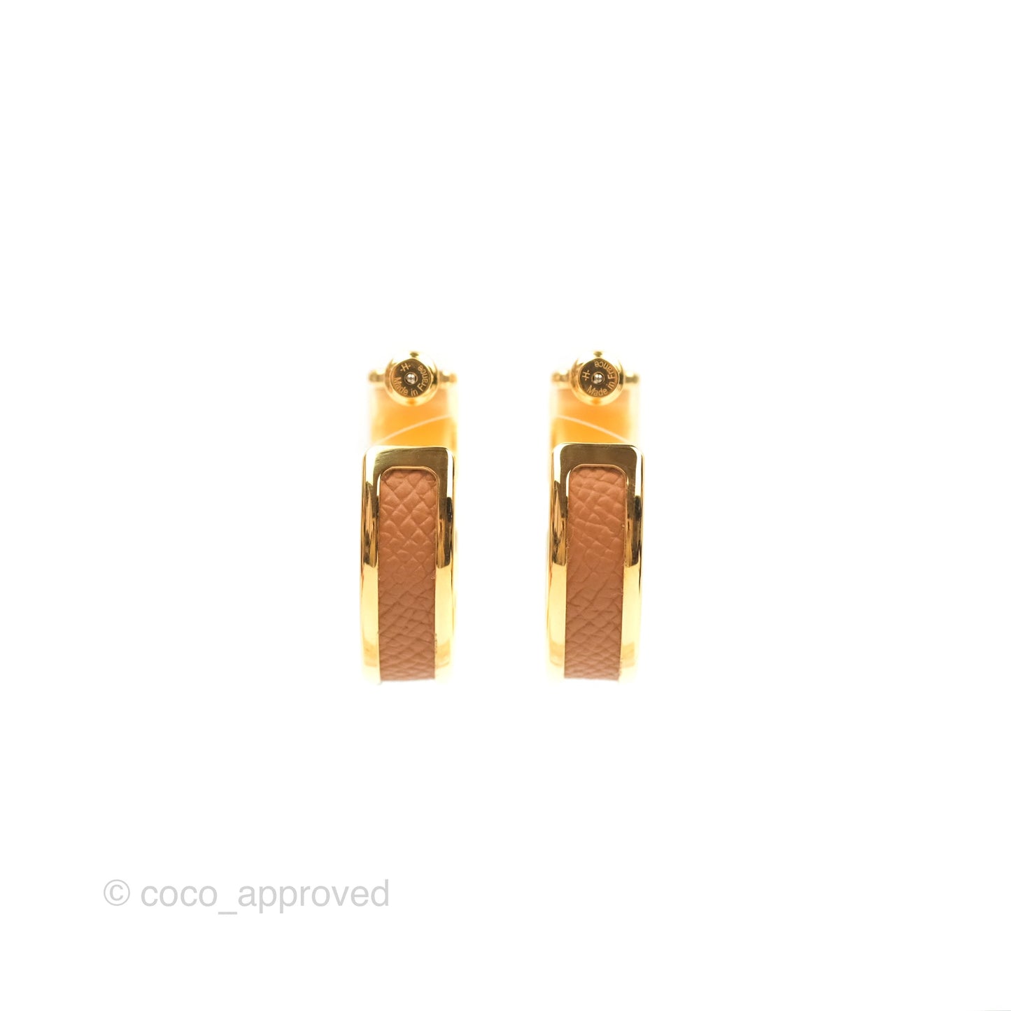 Hermès Olympe Earrings Gold Gold Hardware