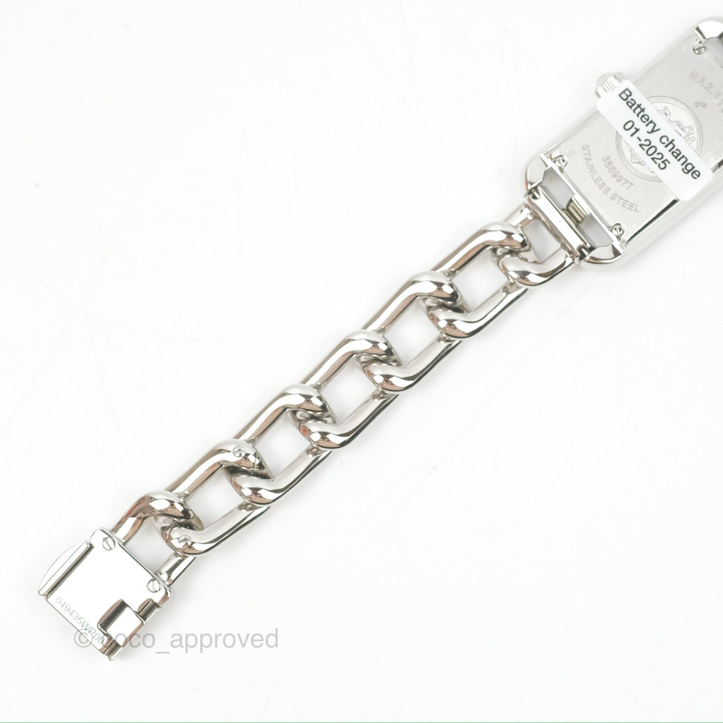 Hermès Nantucket Watch Steel Bracelet Palladium