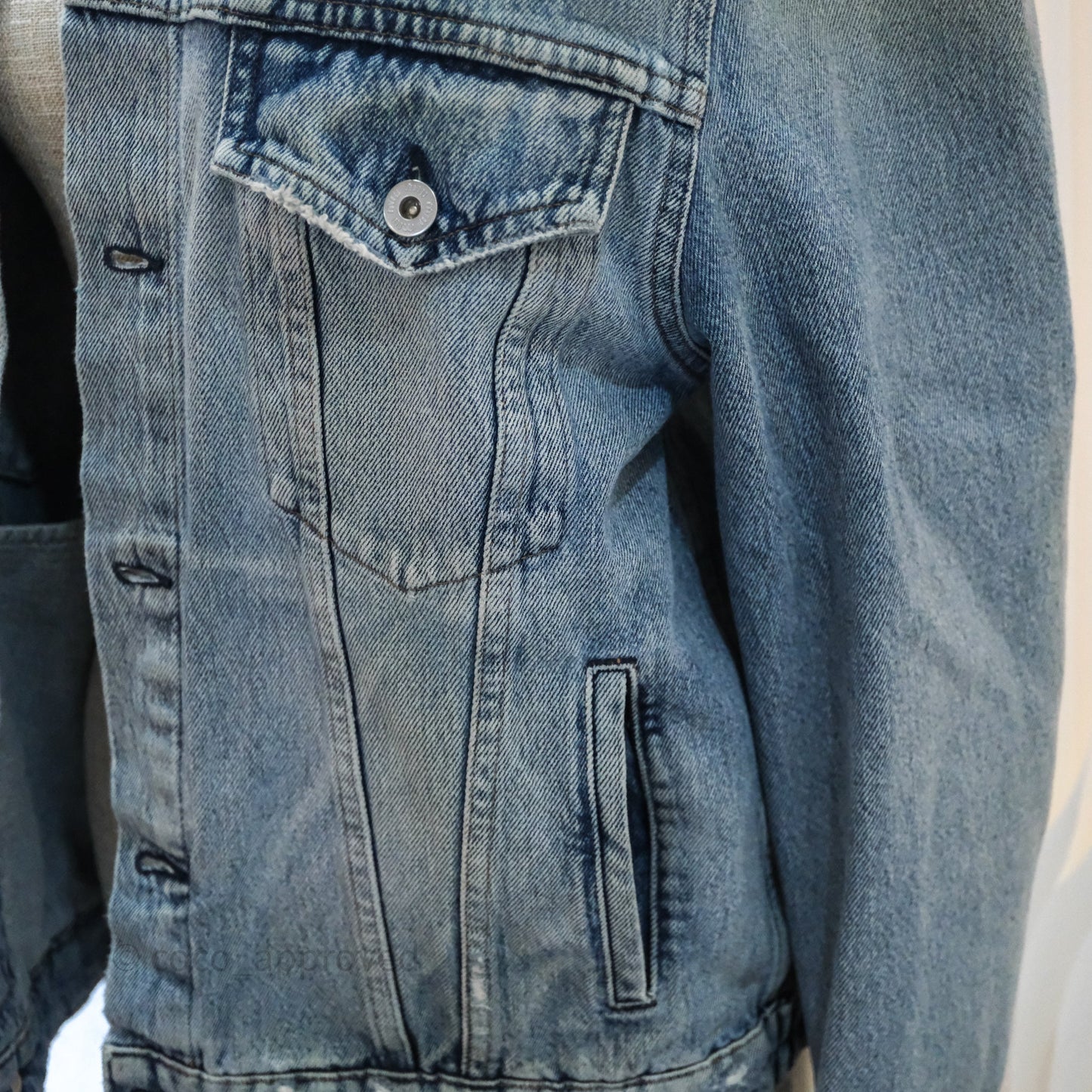 Miu Miu Crystals Denim Jacket Size 36