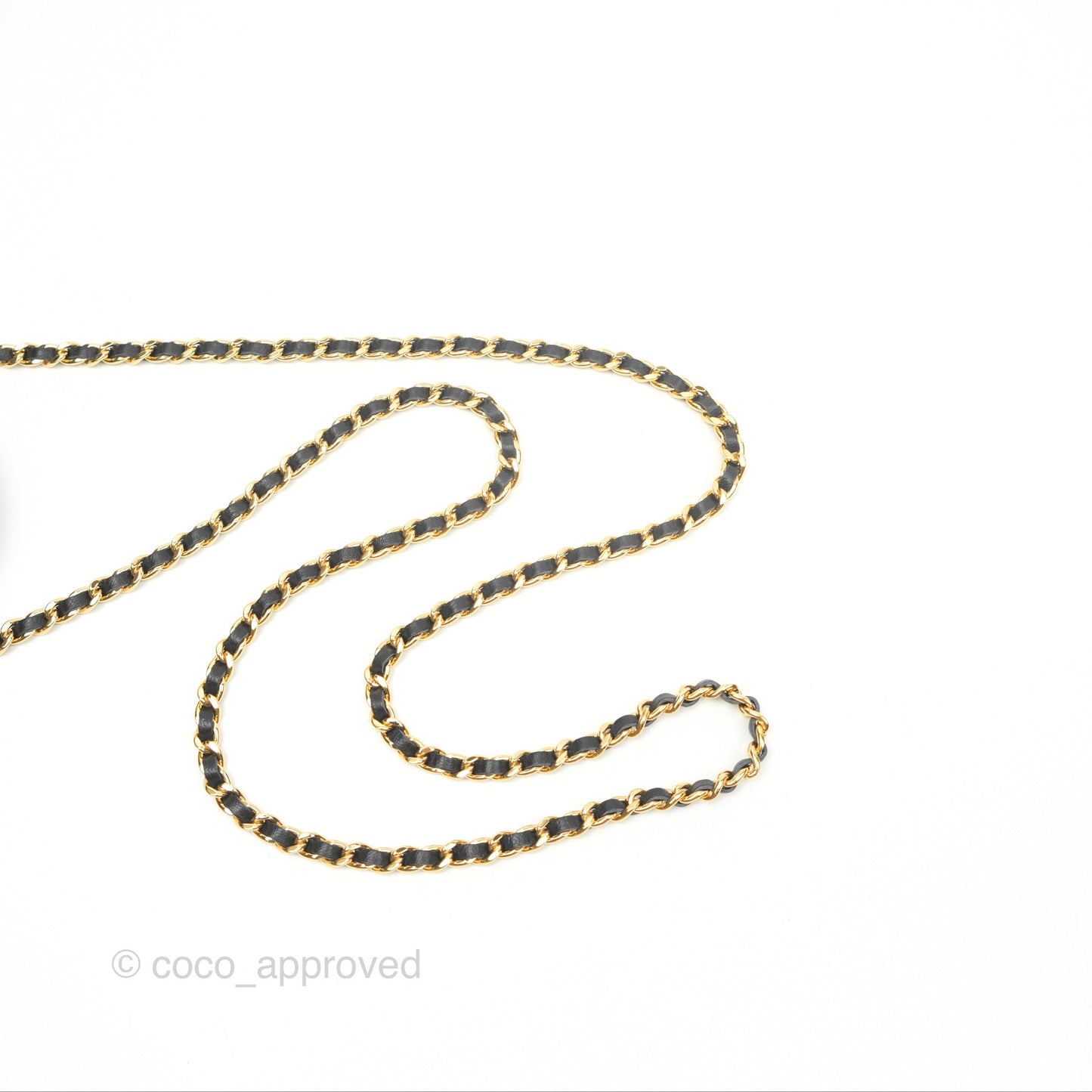 Chanel Small Clutch With Chain Black Lambskin Gold Hardware 23C