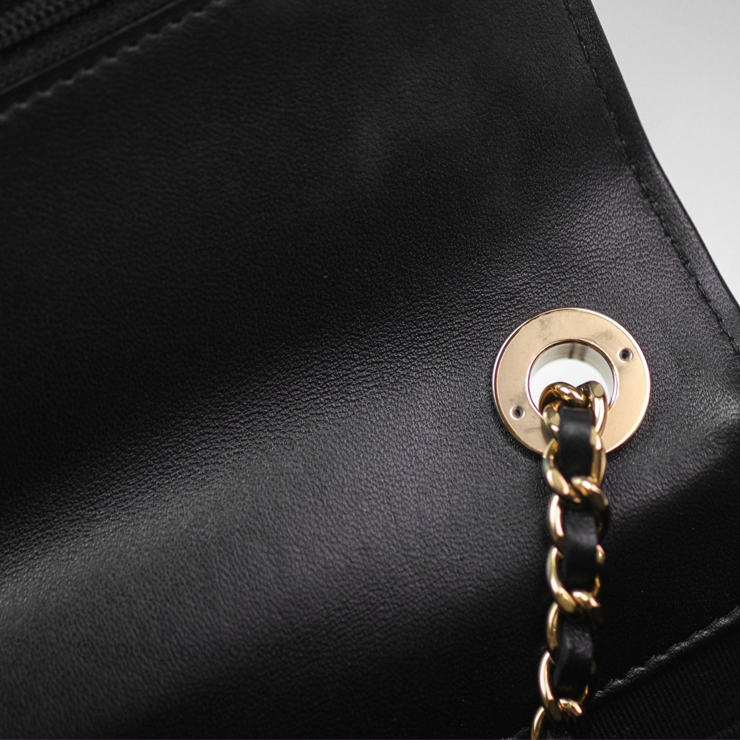 Chanel Trendy CC WOC Wallet on Chain Black Lambskin Gold Hardware