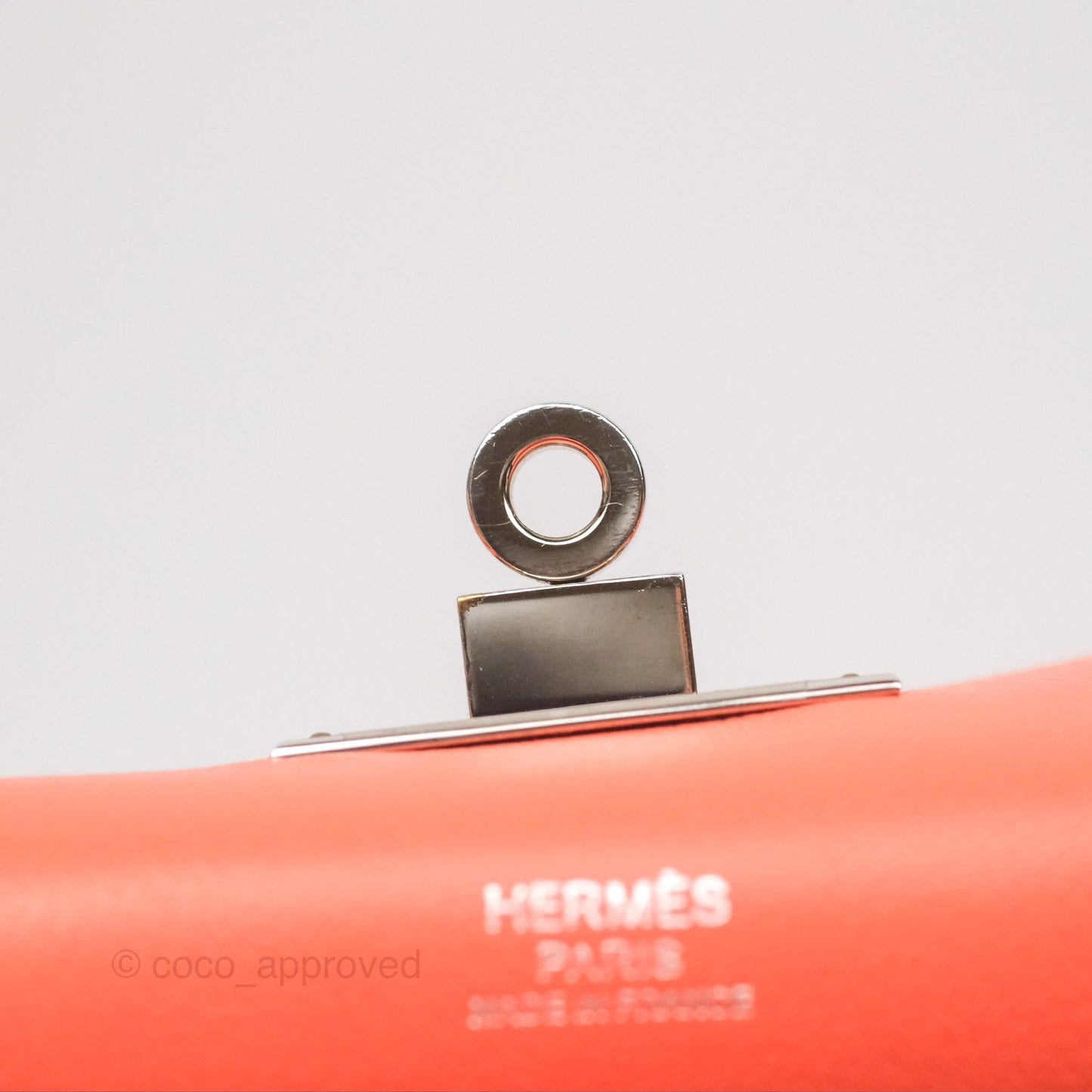 Hermès ToolBox 20 Mangue Evercolor Palladium Hardware