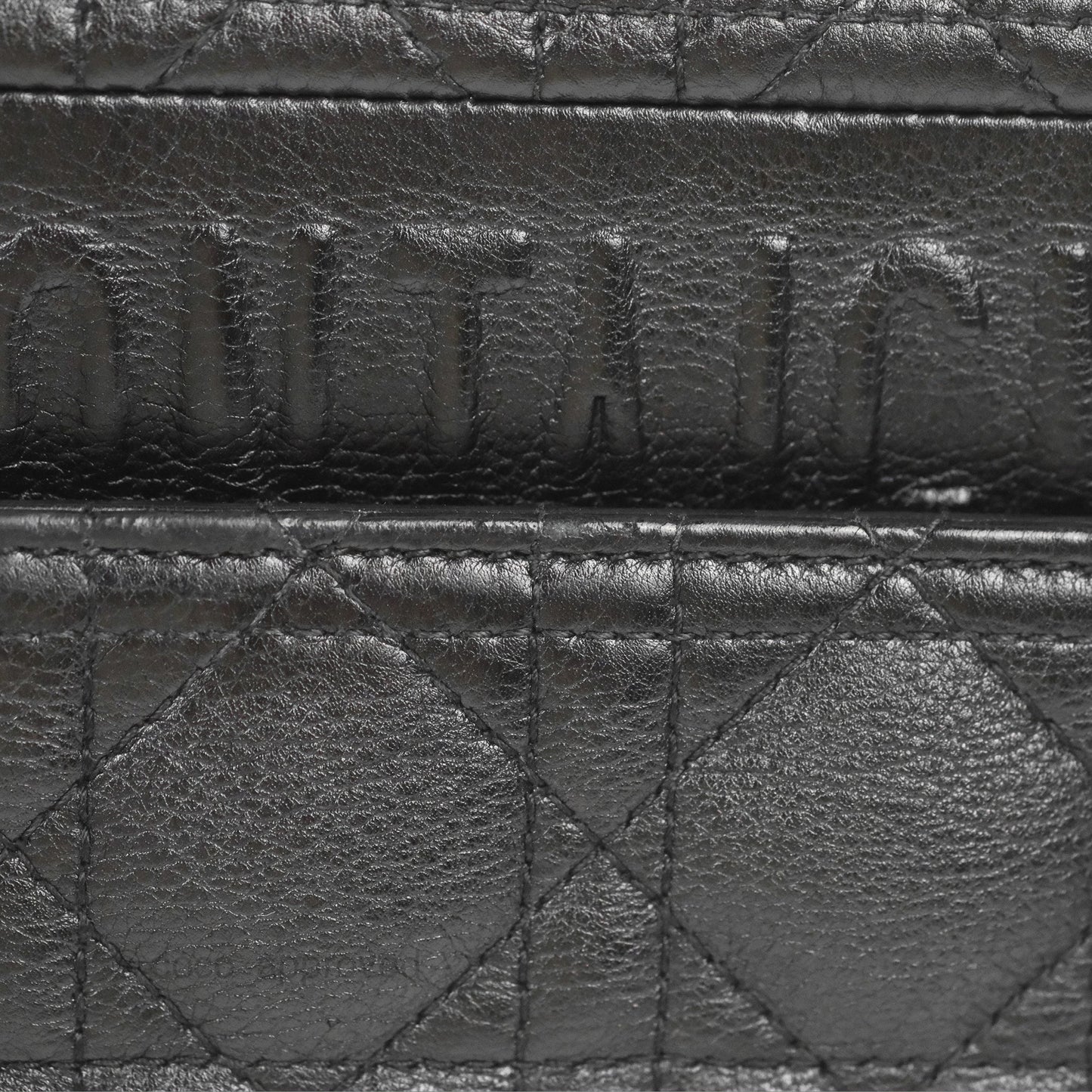 Dior Small Caro Bag Black Supple Cannage Calfskin