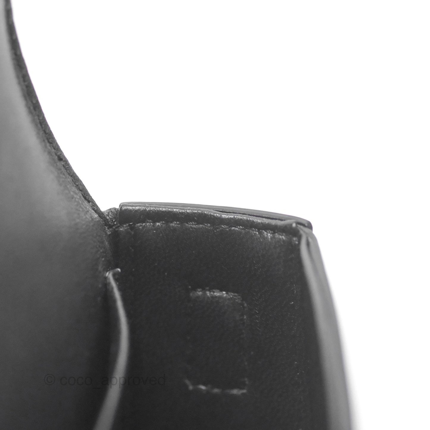 Celine Triomphe Shoulder Bag Black Calfskin