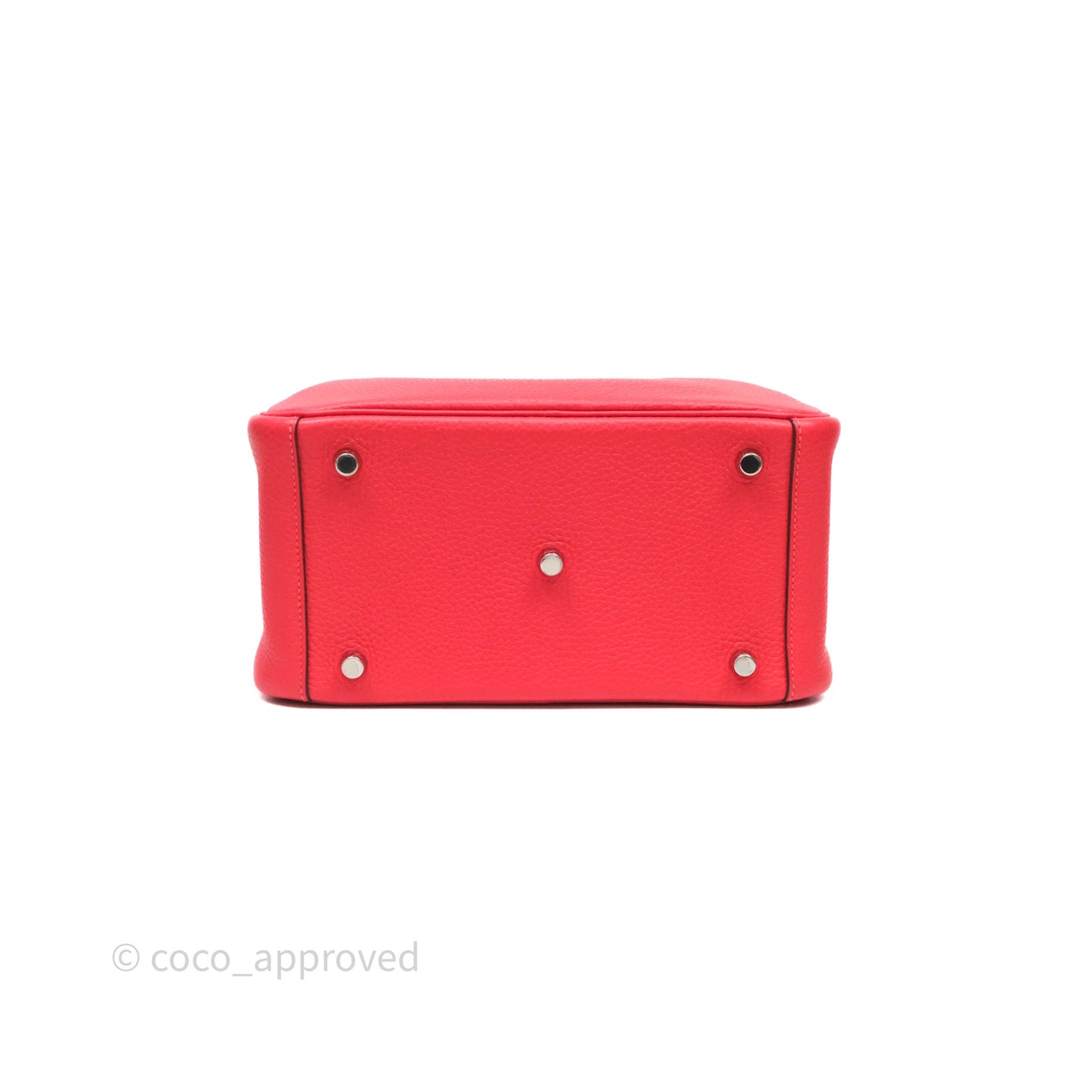 Hermes Lindy 26 Clemence Rouge Palladium Hardware
