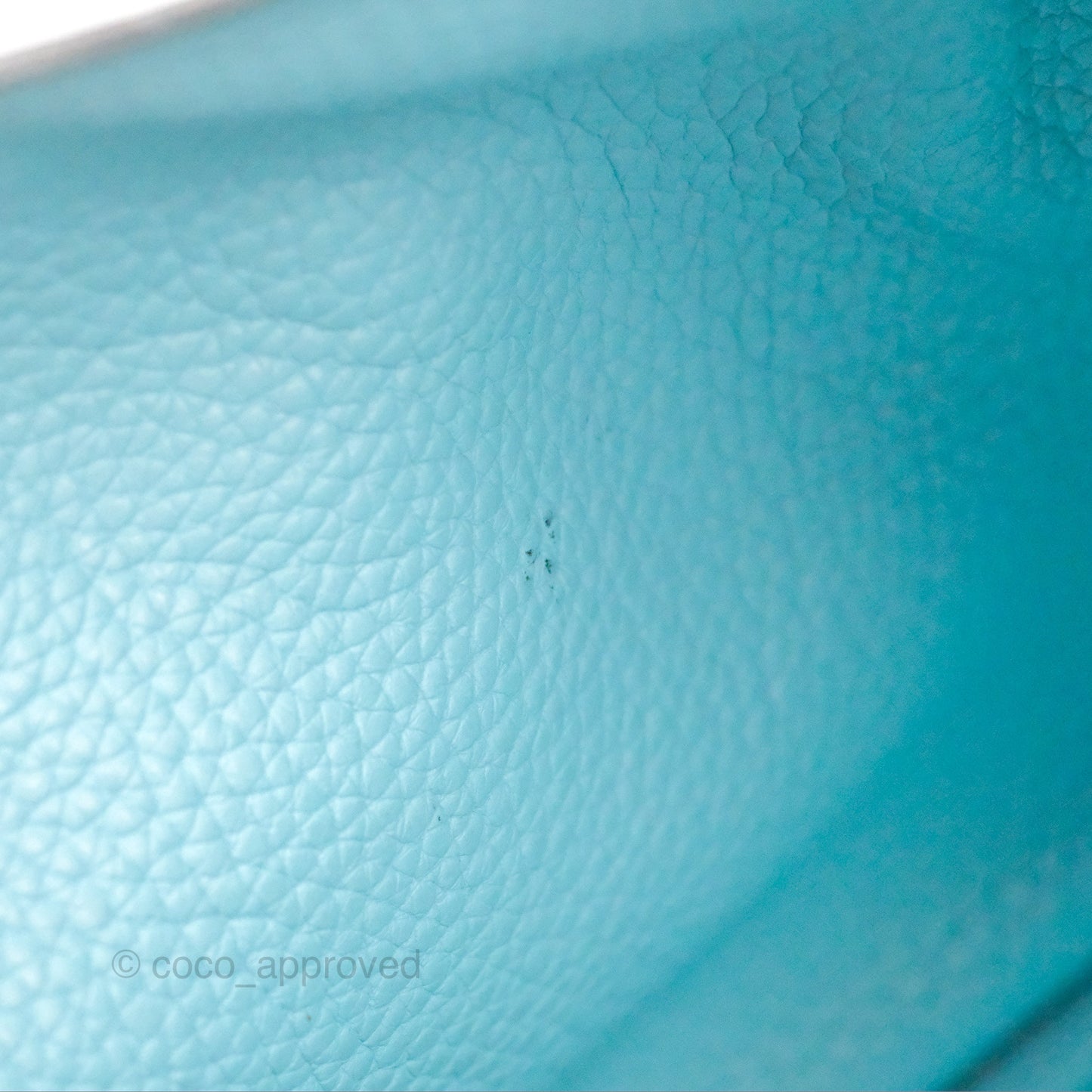 Hermès Lindy 30 Bleu Atoll Clemence Palladium Hardware