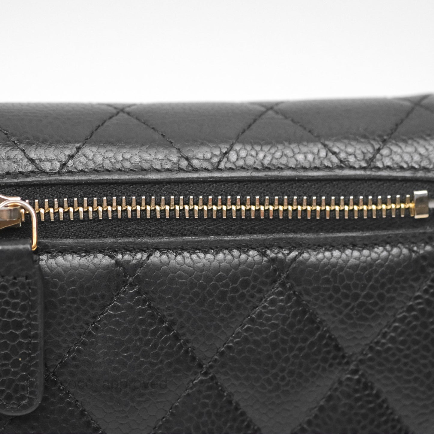 Chanel Classic Short Flap Wallet Black Caviar Gold Hardware
