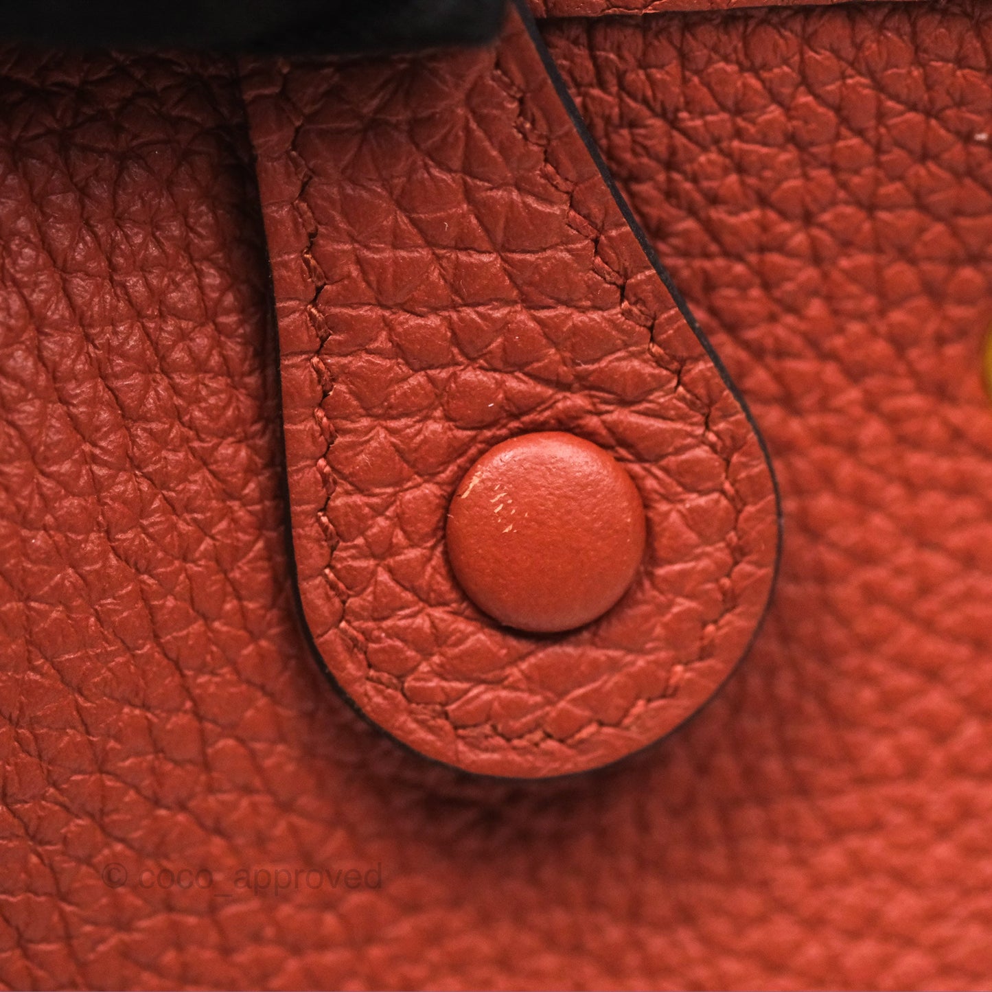 Hermès Mini Evelyne 16 Cuivre Clemence Gold Hardware