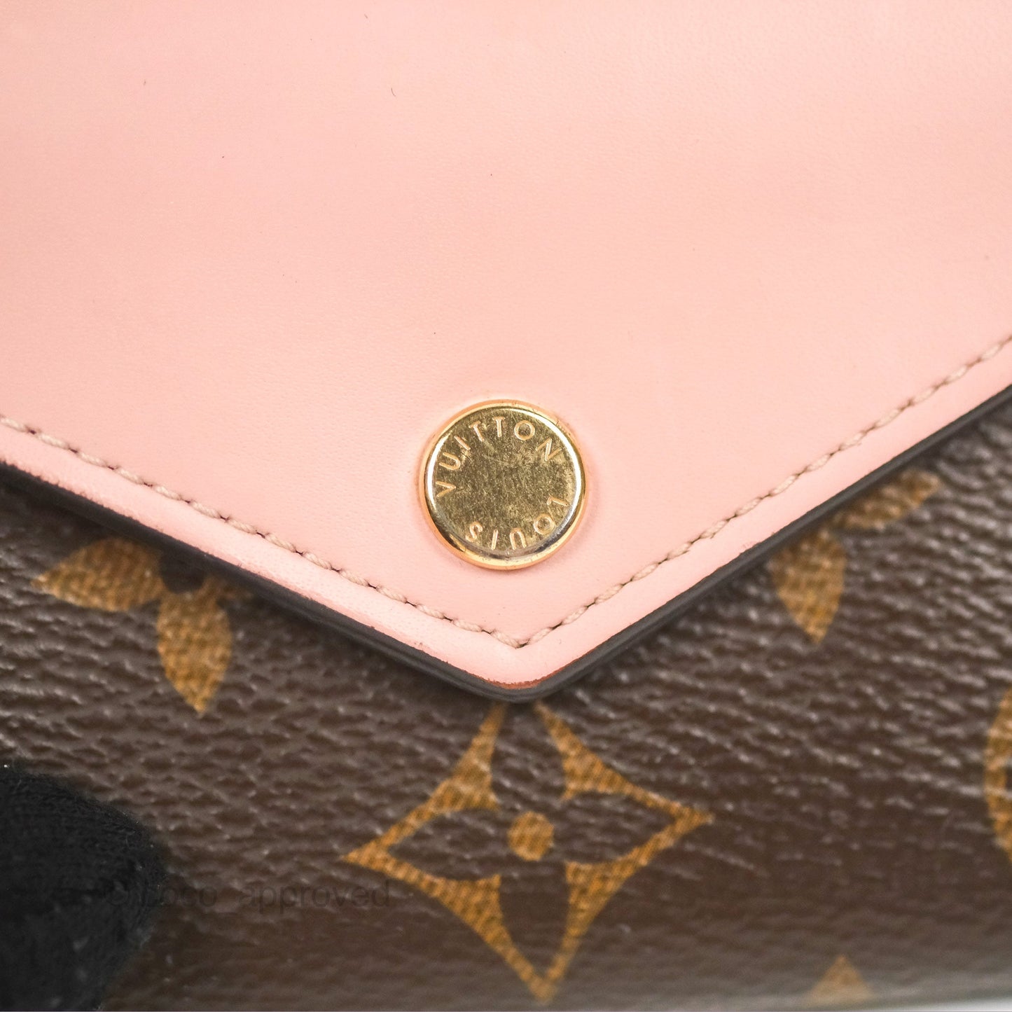 Louis Vuitton Zoé Wallet Rose Monogram Canvas