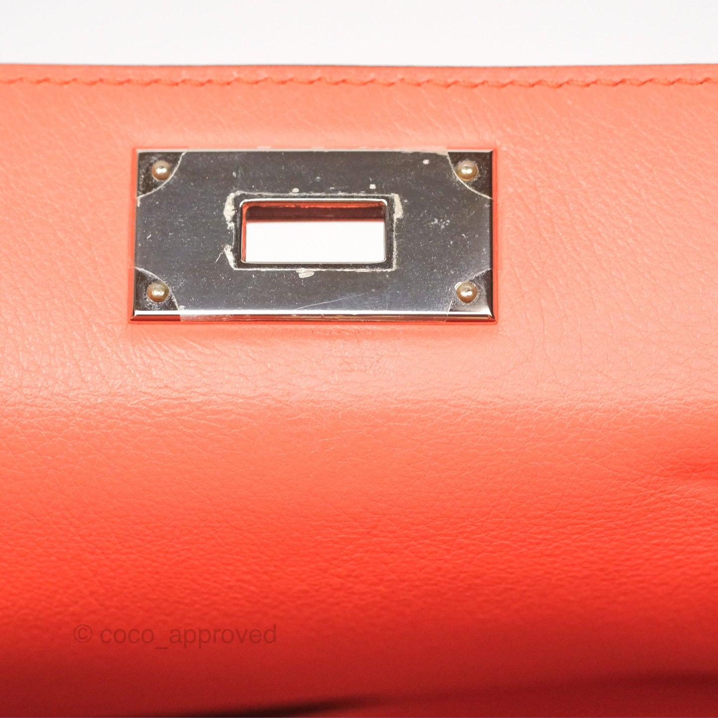 Hermès ToolBox 20 Mangue Evercolor Palladium Hardware