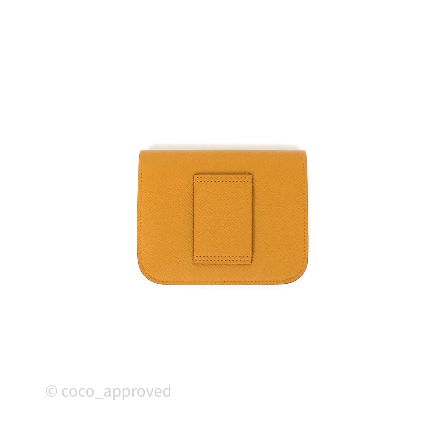Hermès Constance Slim Wallet Sesame 2S Epsom Palladium Hardware