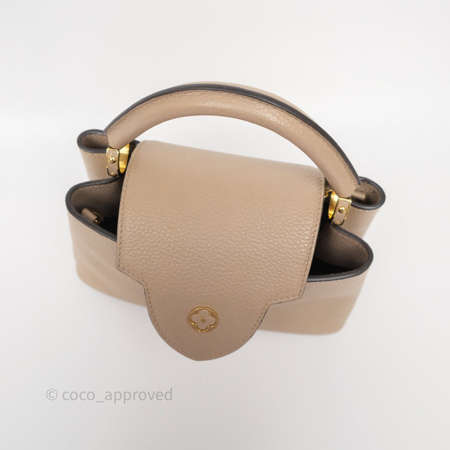 Louis Vuitton Capucines BB Taurillon Leather Galet