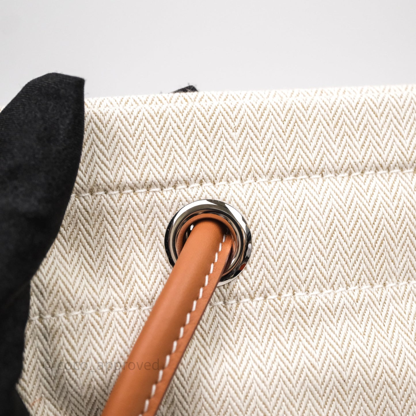 Hermès Aline Canvas Tote Bag