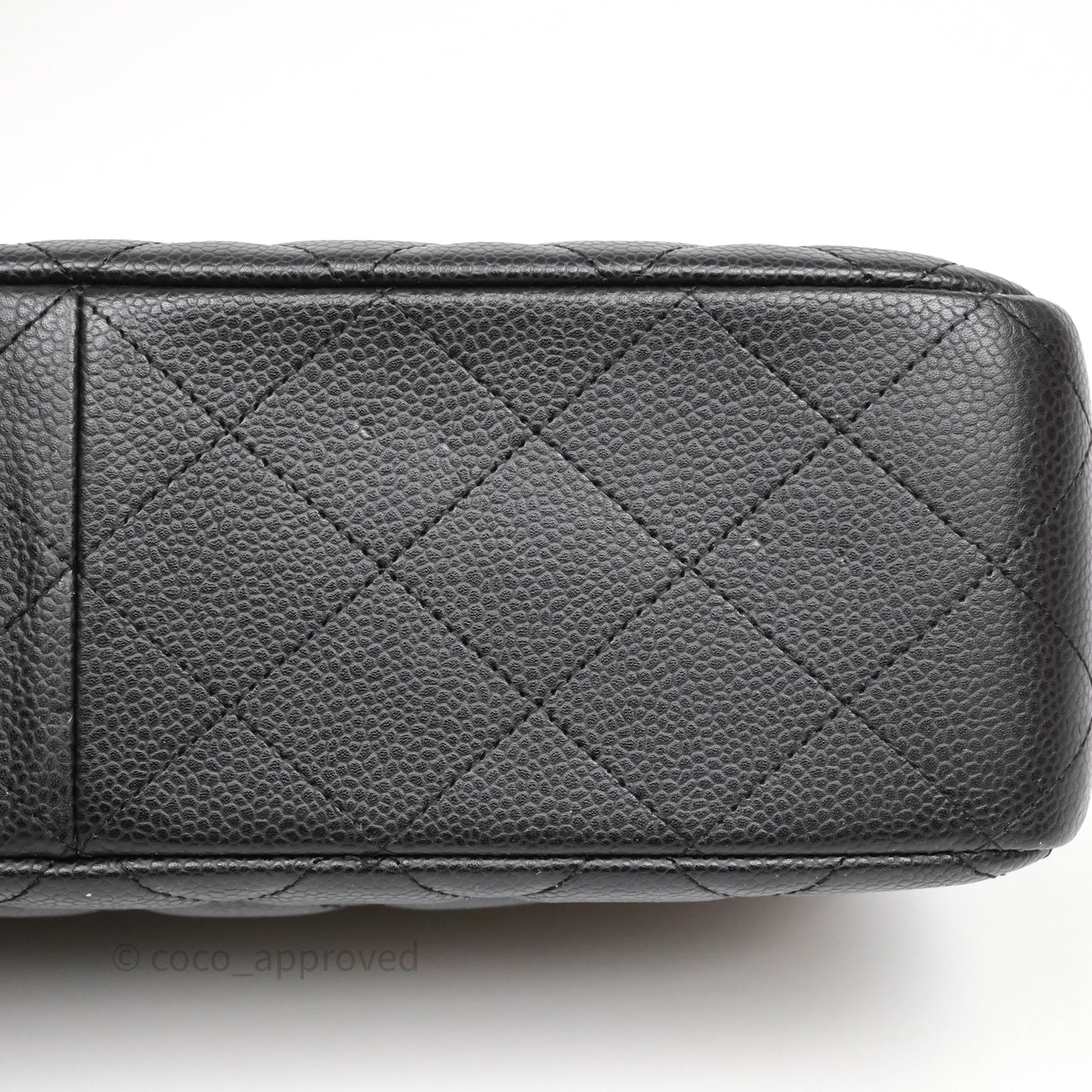 Chanel Jumbo Single Flap Black Caviar Gold Hardware⁣⁣