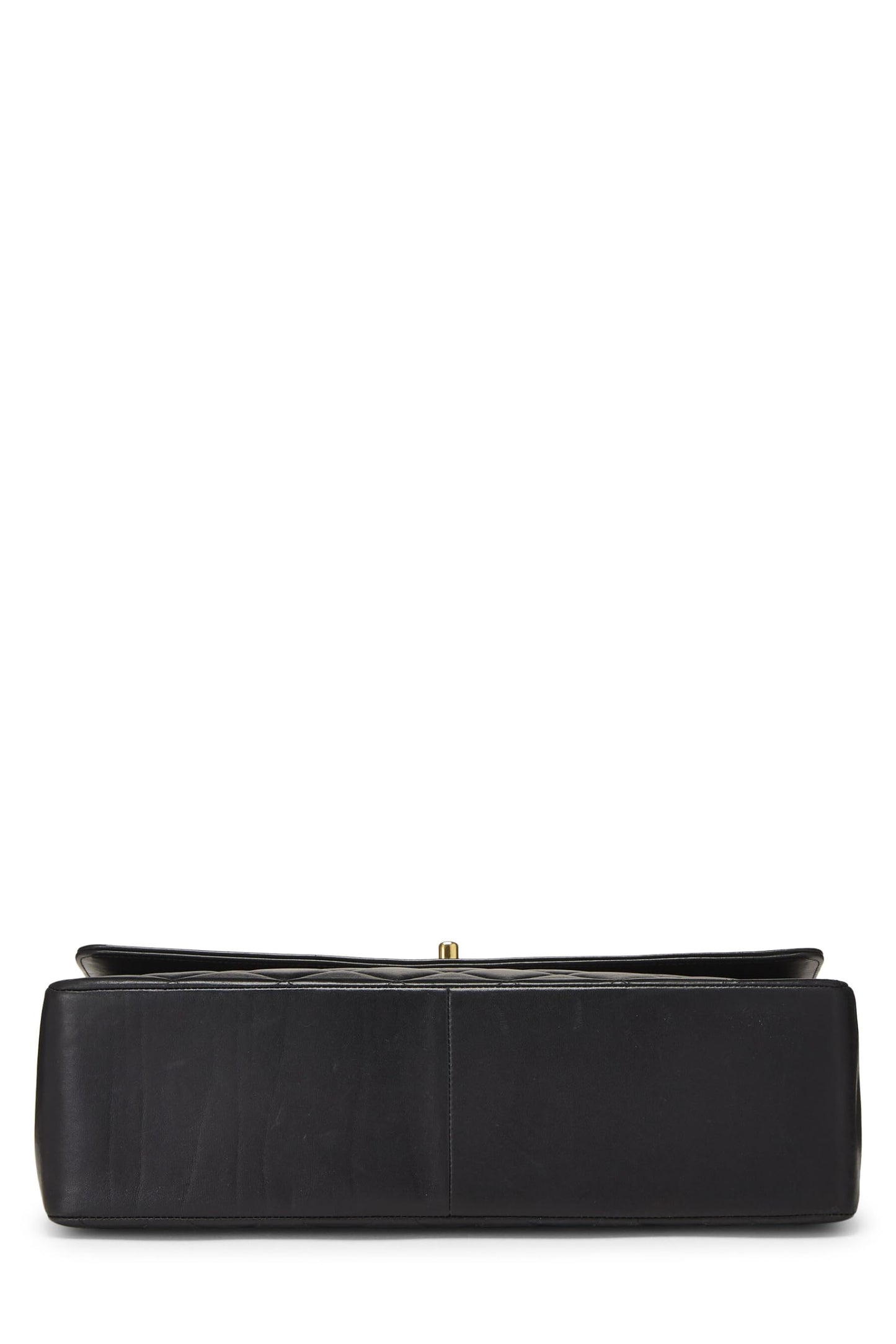 Chanel,  Black Lambskin 'CC' Flap Maxi, Black