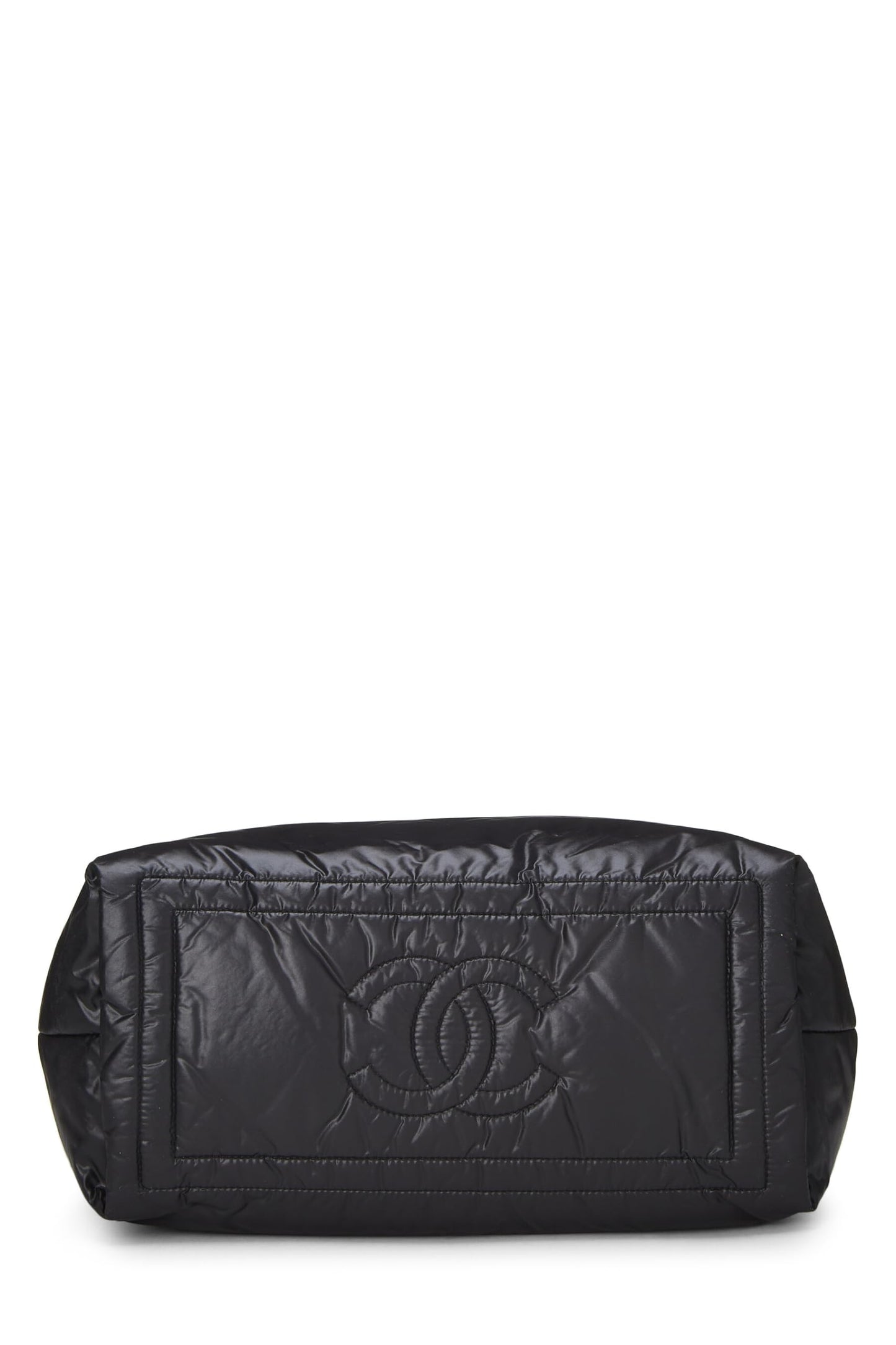 Chanel,  Black Nylon Coco Cocoon Tote Small, Black