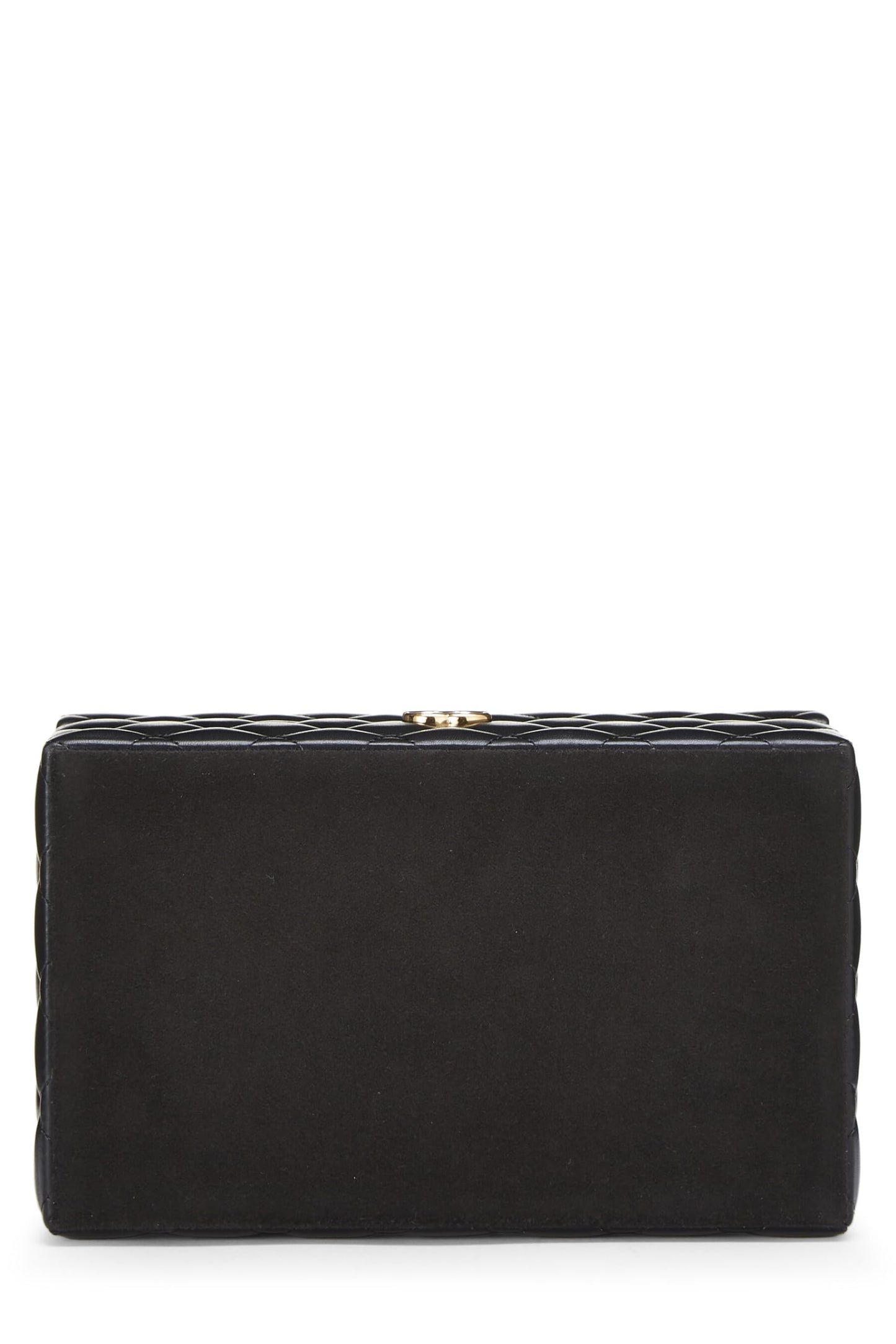Chanel,  Black Quilted Lambskin Jewelry Chest Small, Black