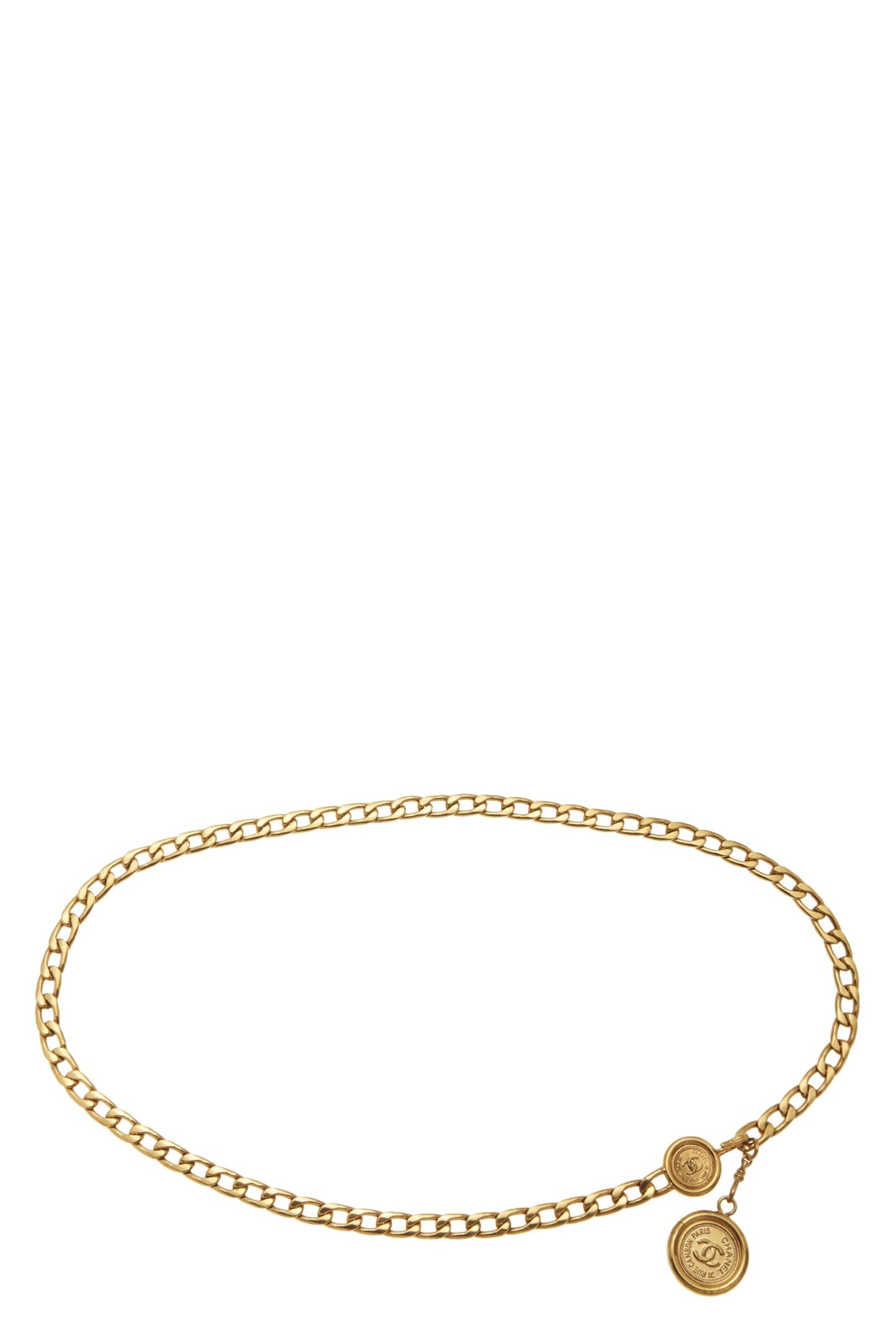 Chanel,  Gold 'CC' Chain Belt, Gold