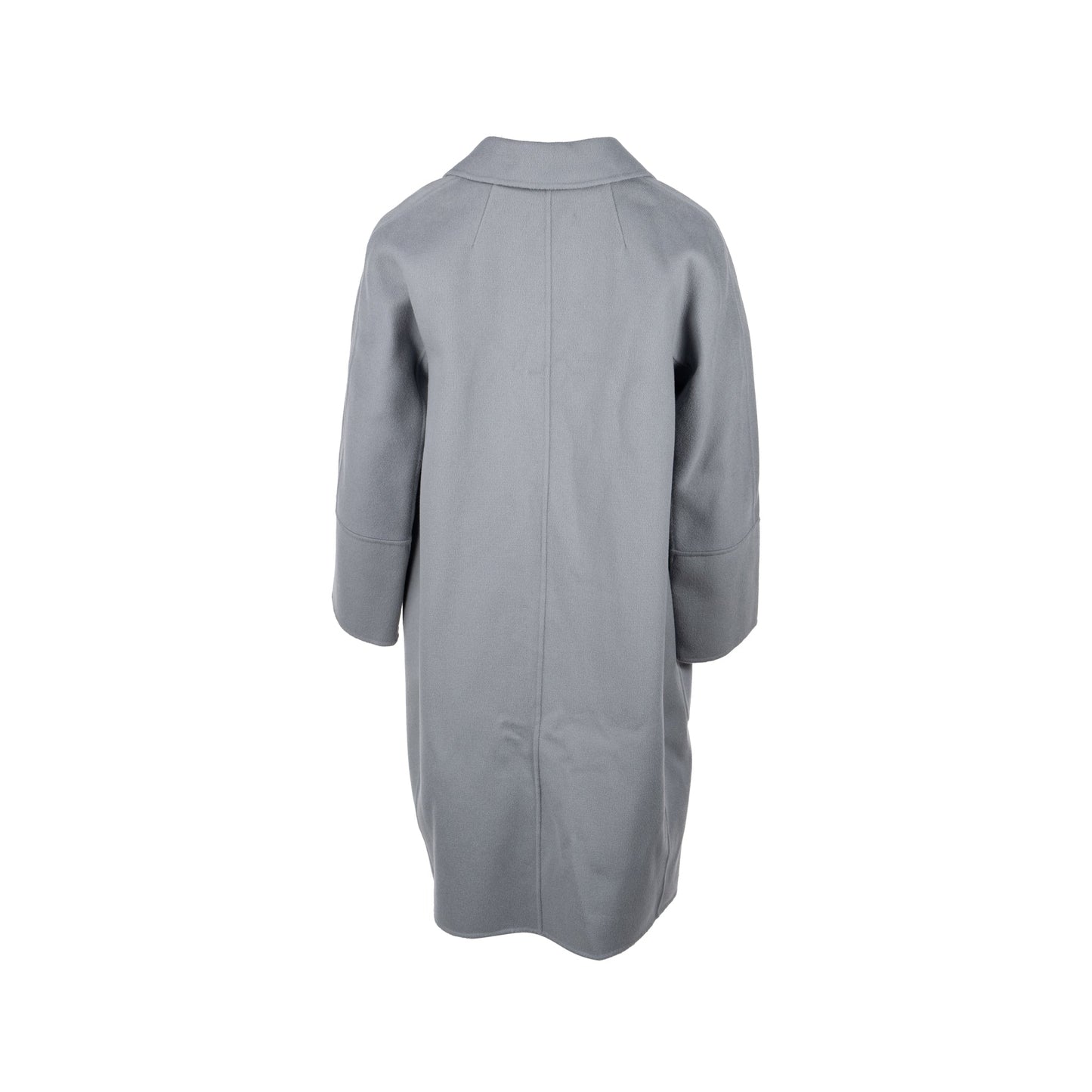 ‘S MaxMara Size 40 Audrey Day Coats Virgin Wool Light Grey