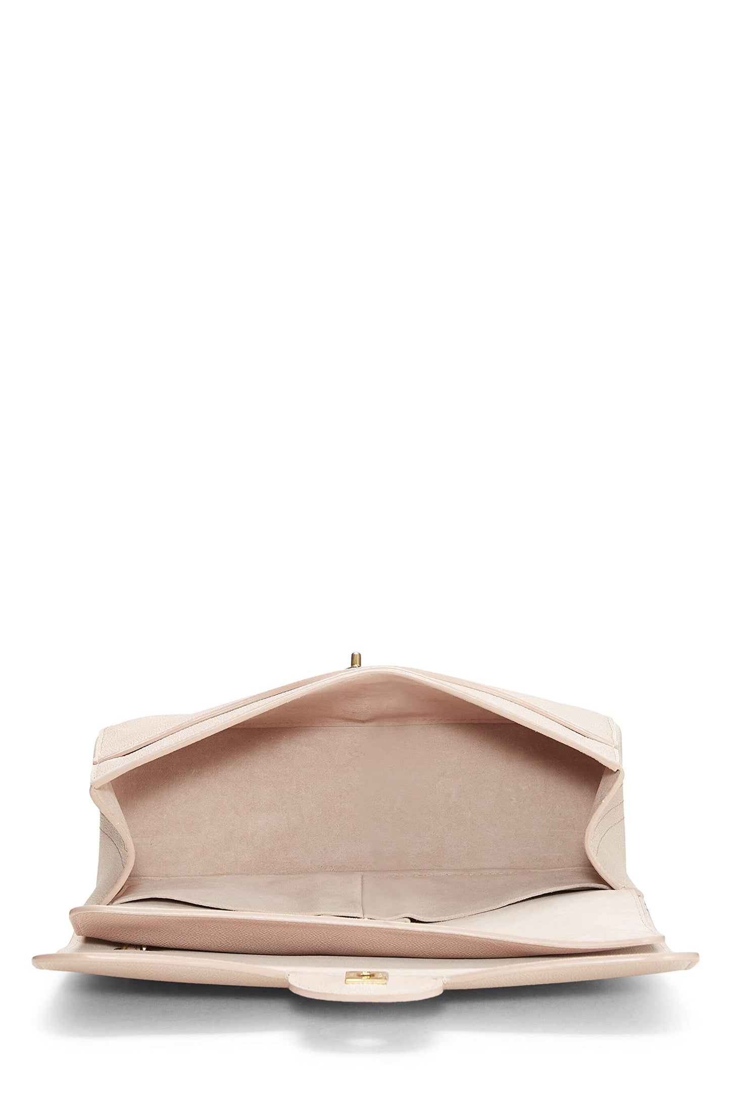 Chanel,  Pink Caviar Pure Double Flap Jumbo, Pink
