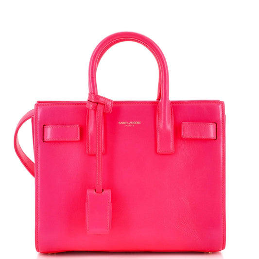 Luxury Saint Laurent Sac de Jour Bag Leather Nano