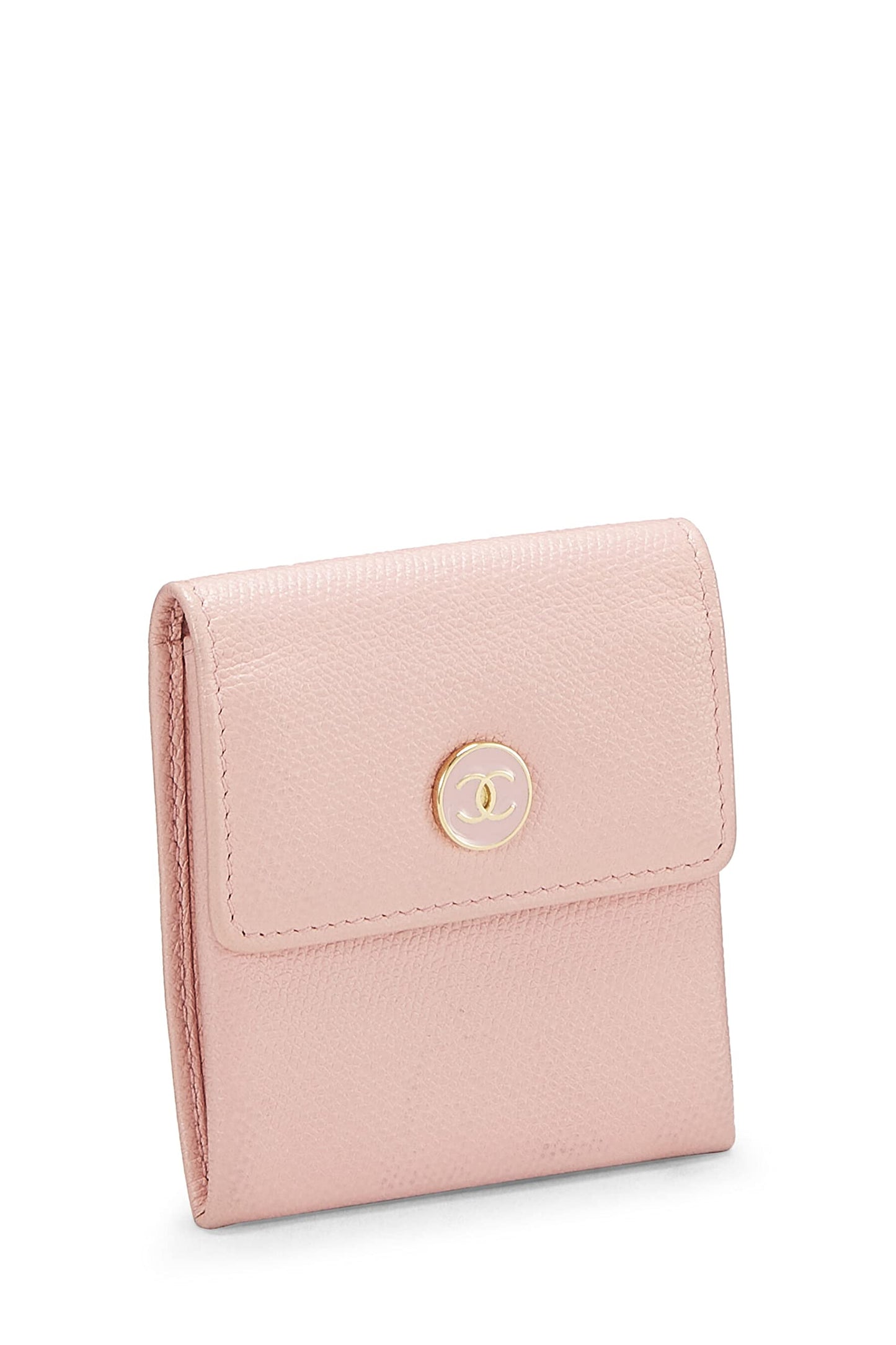 Chanel  Pink Caviar 'CC' Coin Purse, Pink