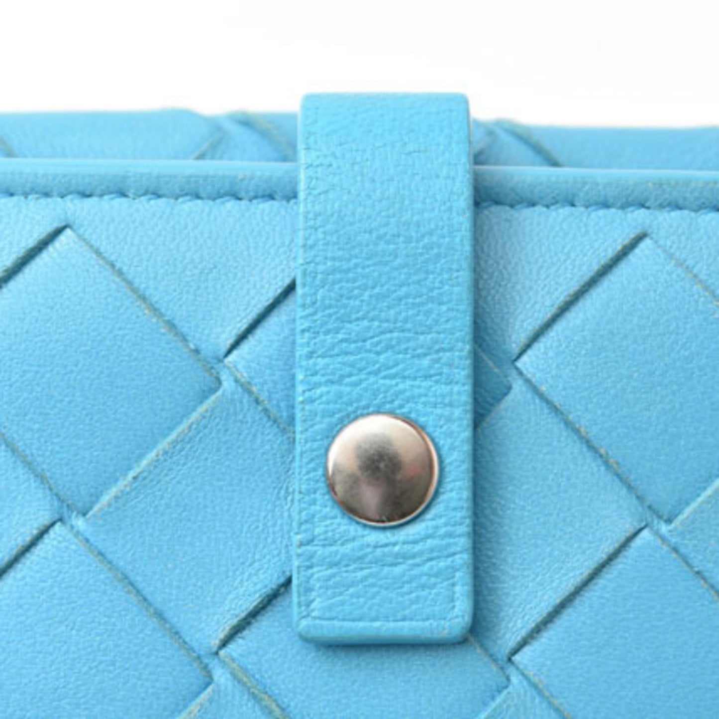 Luxury Bottega Veneta Intrecciato  Leather Long Wallet (Bi-Fold) ()