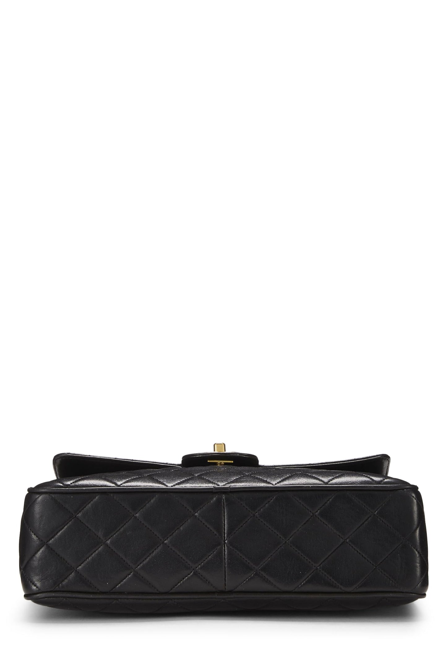 Chanel,  Black Quilted Lambskin Pocket Camera Bag Large, Black