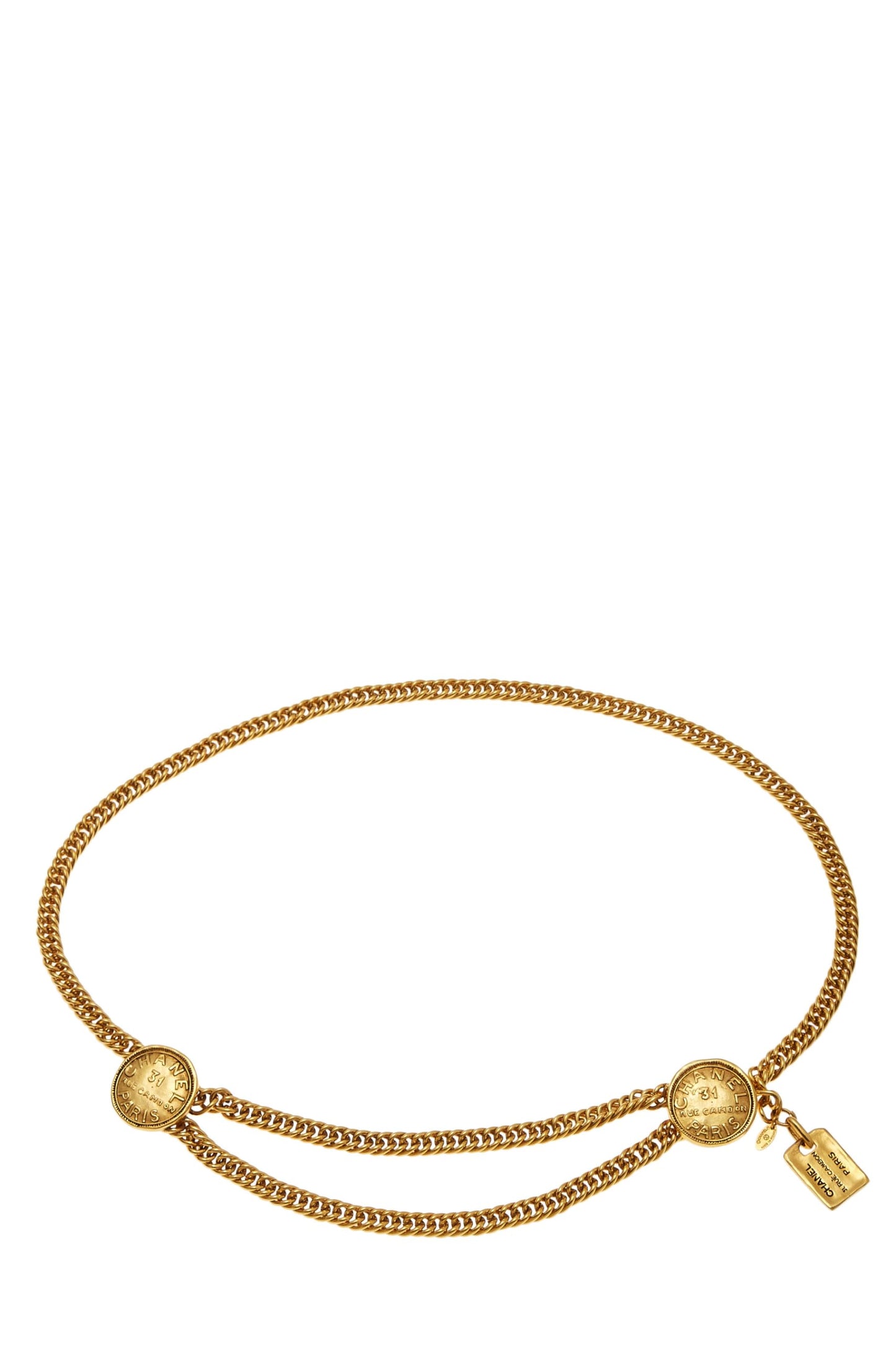 Chanel,  Gold 'CC' Chain Belt 2, Gold