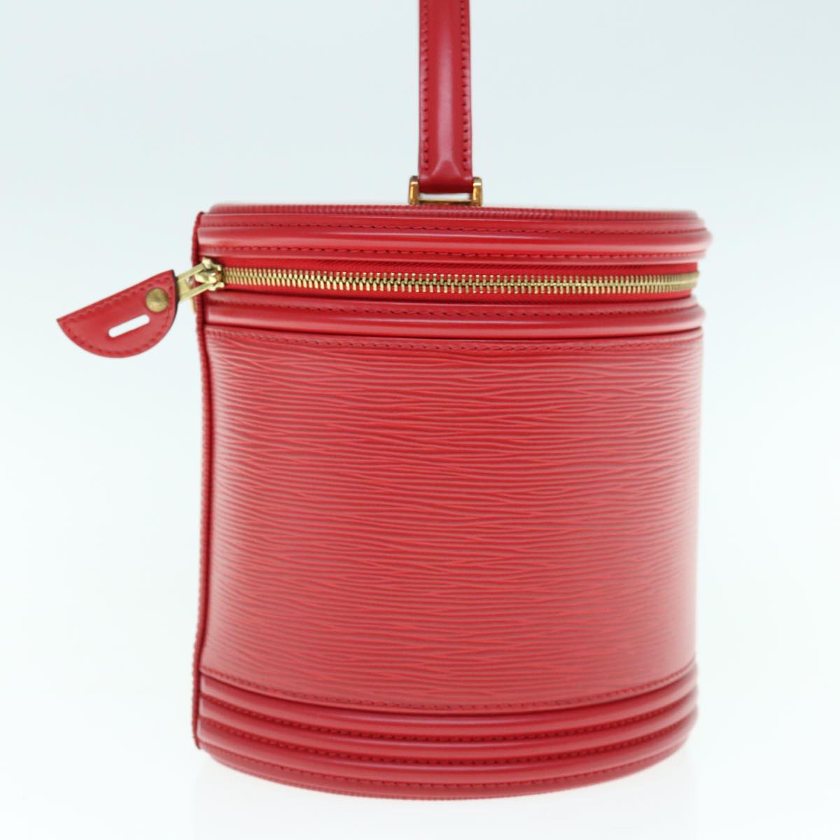 LOUIS VUITTON Epi Cannes Hand Bag Red M48037 LV 62034