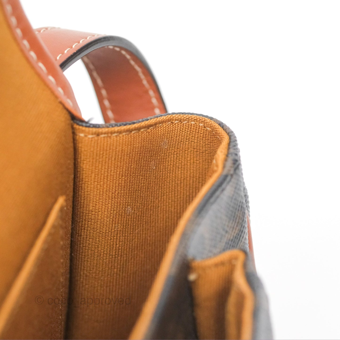 Celine Medium Folco Bag Triomphe Canvas Tan