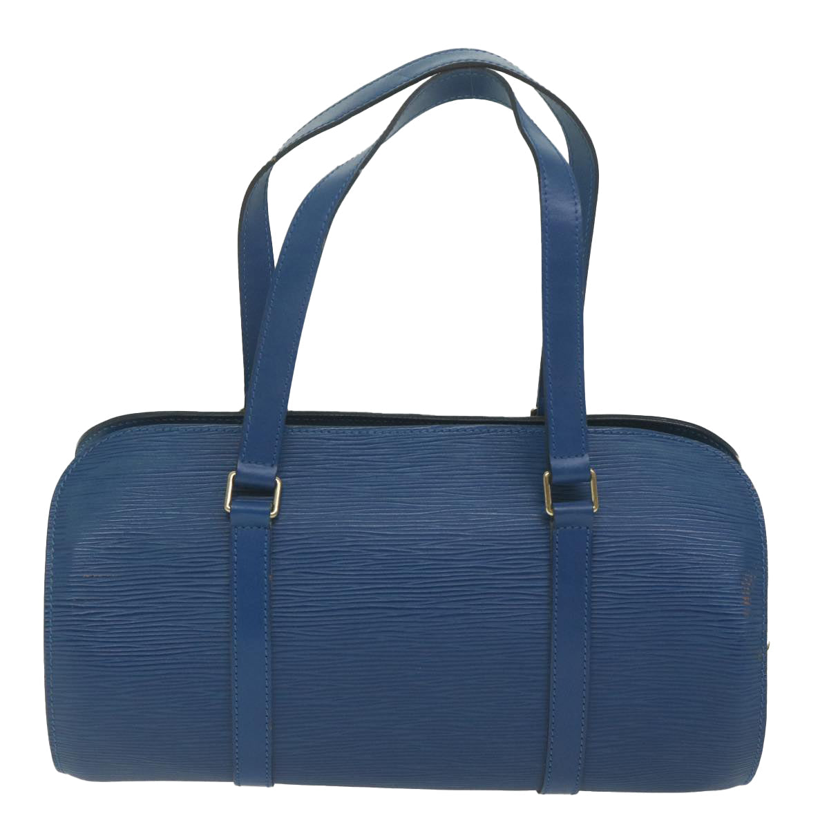 LOUIS VUITTON Epi Soufflot Hand Bag Blue M52225 LV 62069