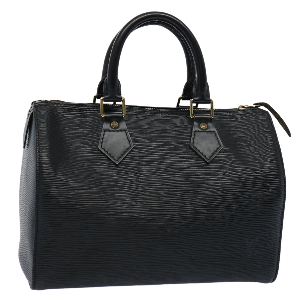 LOUIS VUITTON Epi Speedy 25 Hand Bag Black M43012 LV 62070