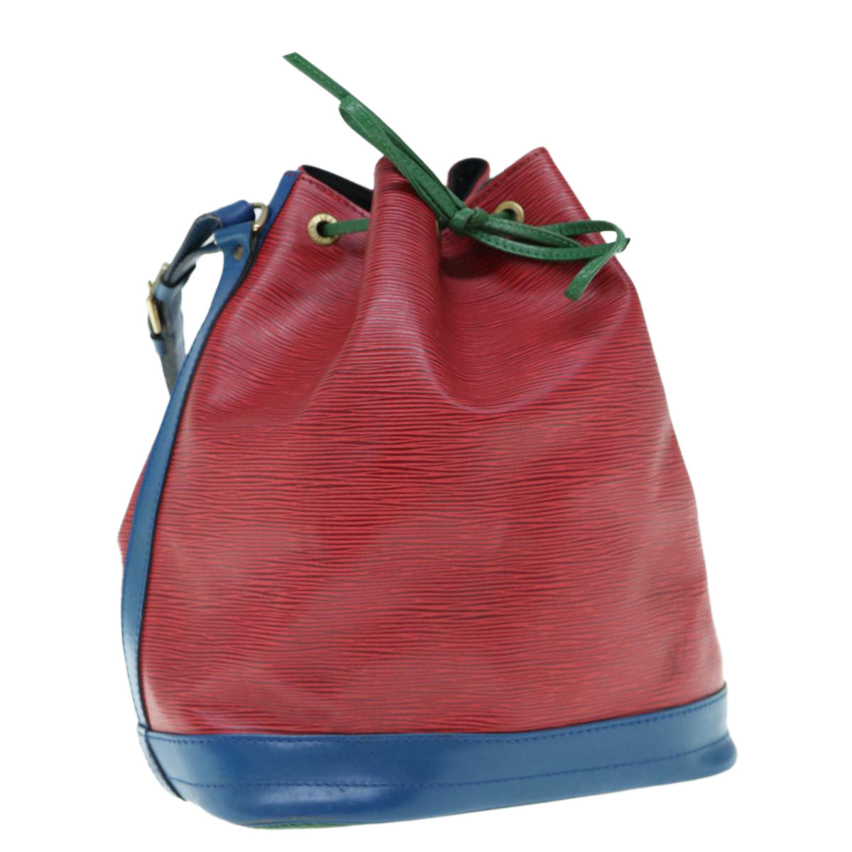 LOUIS VUITTON Epi Trico Color Noe Bag Red Blue Green M44084 LV 62124