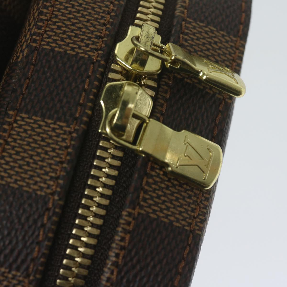 LOUIS VUITTON Damier Ebene Geronimos Shoulder Bag N51994 LV 62128A
