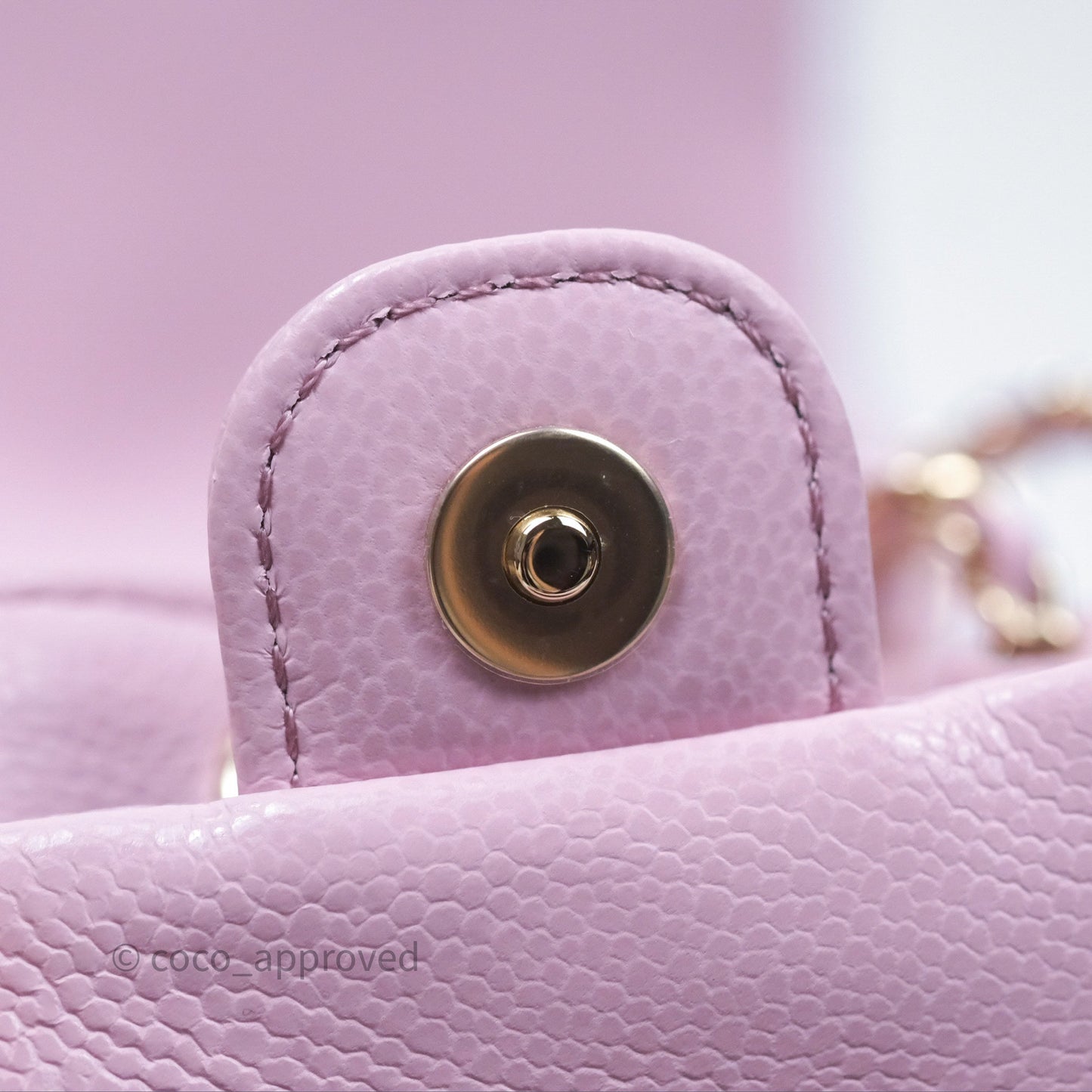 Chanel Mini Duma Backpack Pink Lilac Caviar Gold Hardware