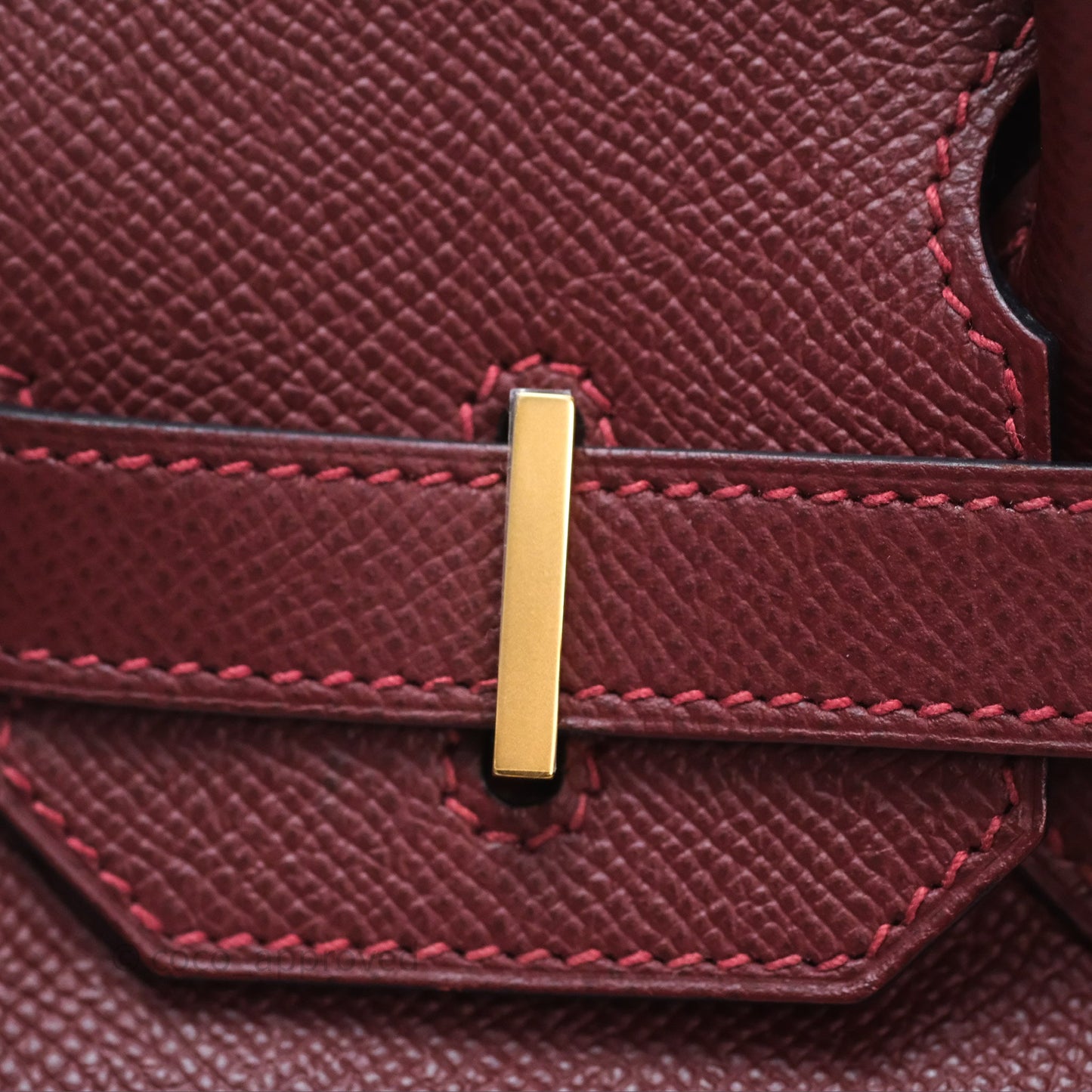 Hermès Birkin 30 Retourne Rouge H 55 Epsom Gold Hardware