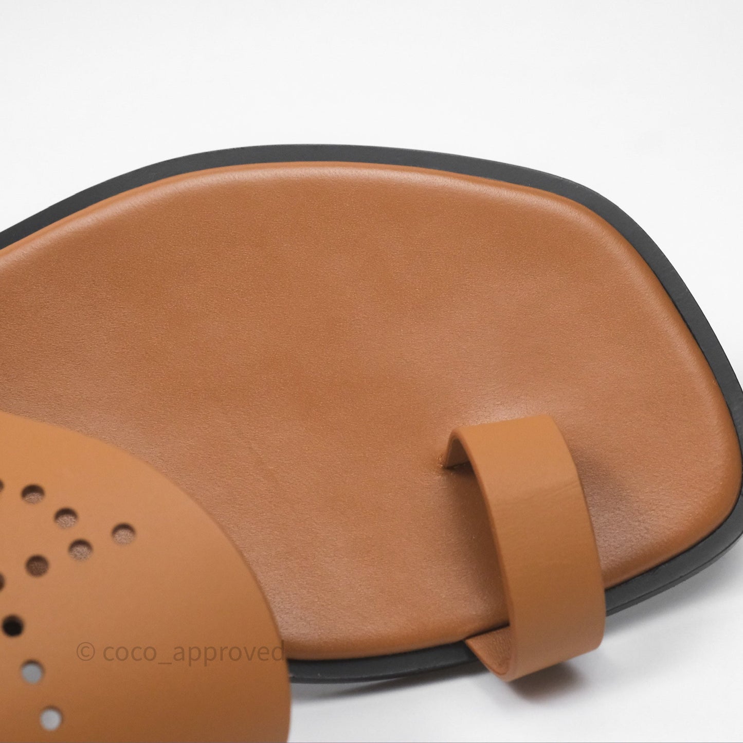 Hermès Hera Sandals Natural Calfskin Size 38