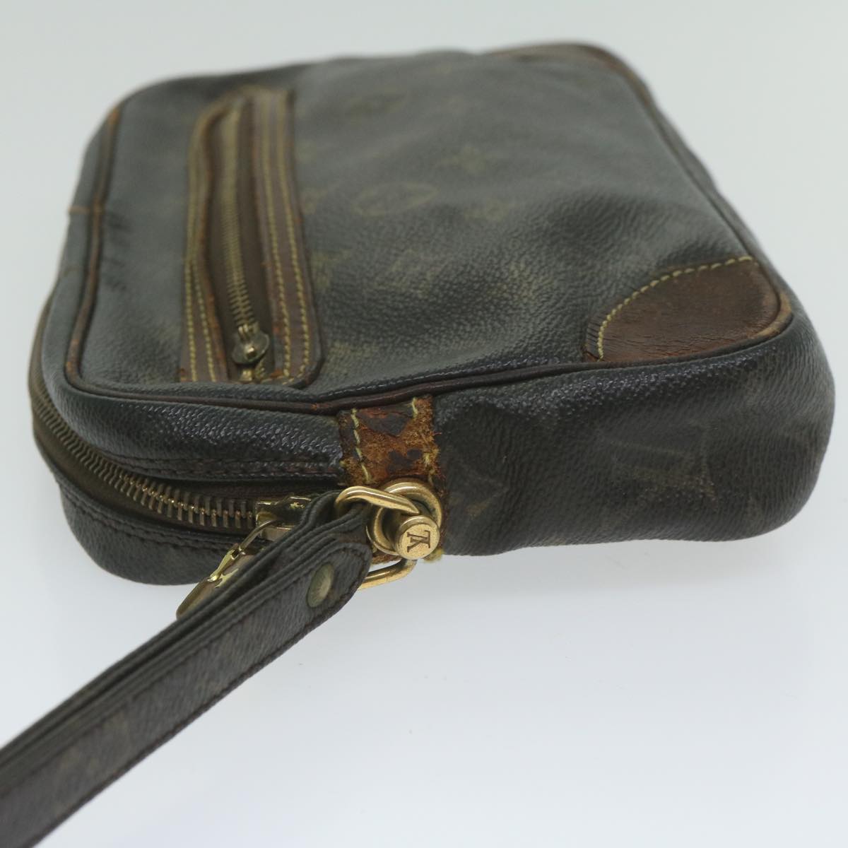LOUIS VUITTON Monogram Marly Dragonne GM Clutch Bag M51825 LV 62159