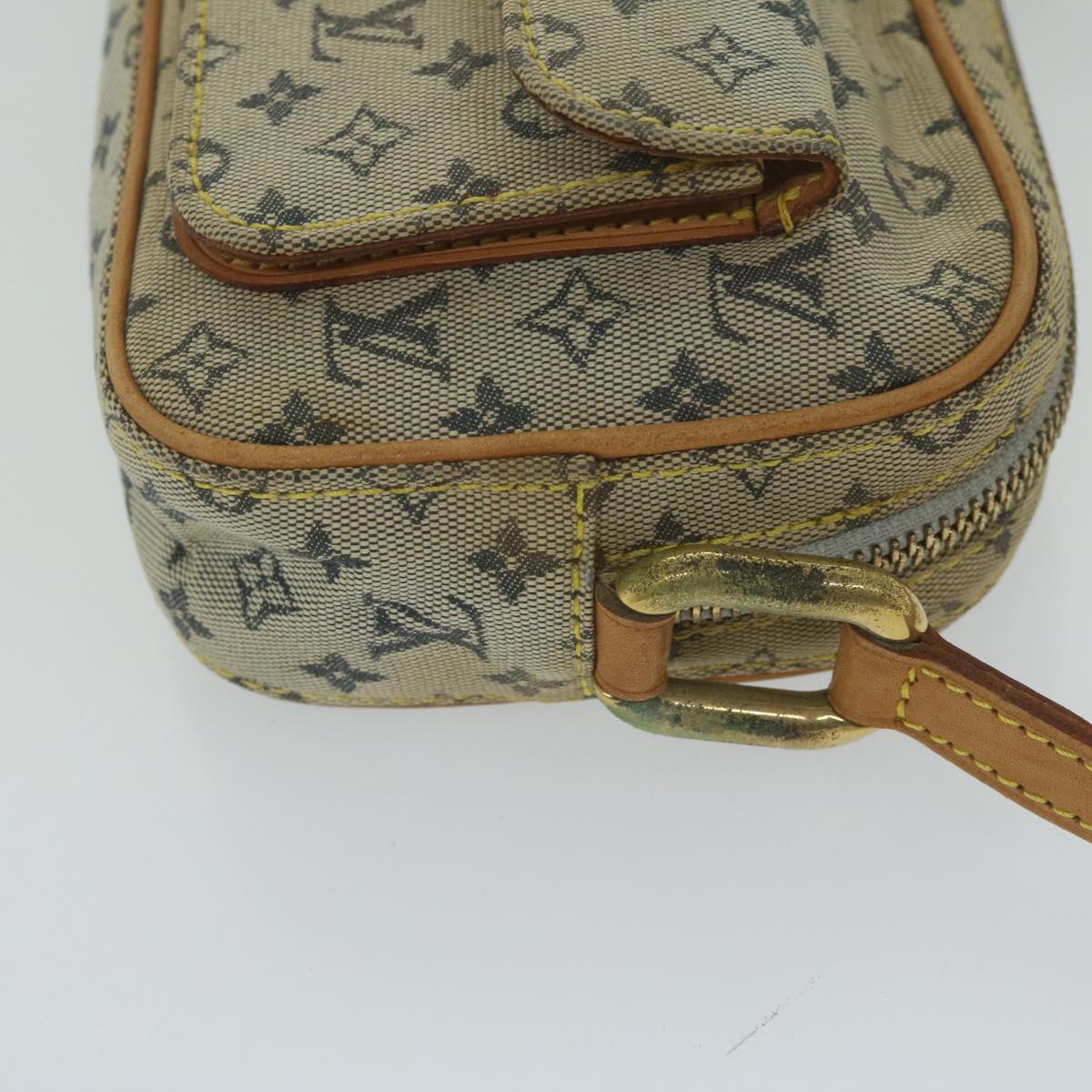LOUIS VUITTON Monogram Mini Juliet MM Shoulder Bag Blue M92004 LV 62170